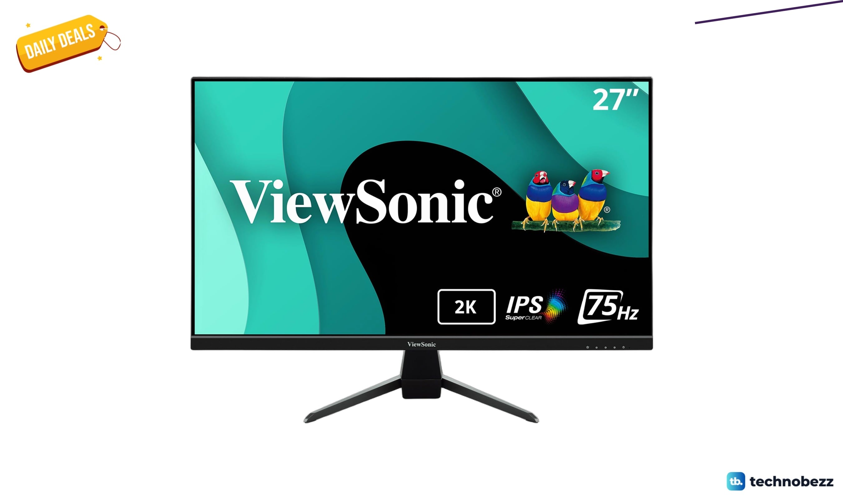 ViewSonic VX2767U-2K 27 1440p IPS Monitor Drops to $199.99 on Amazon