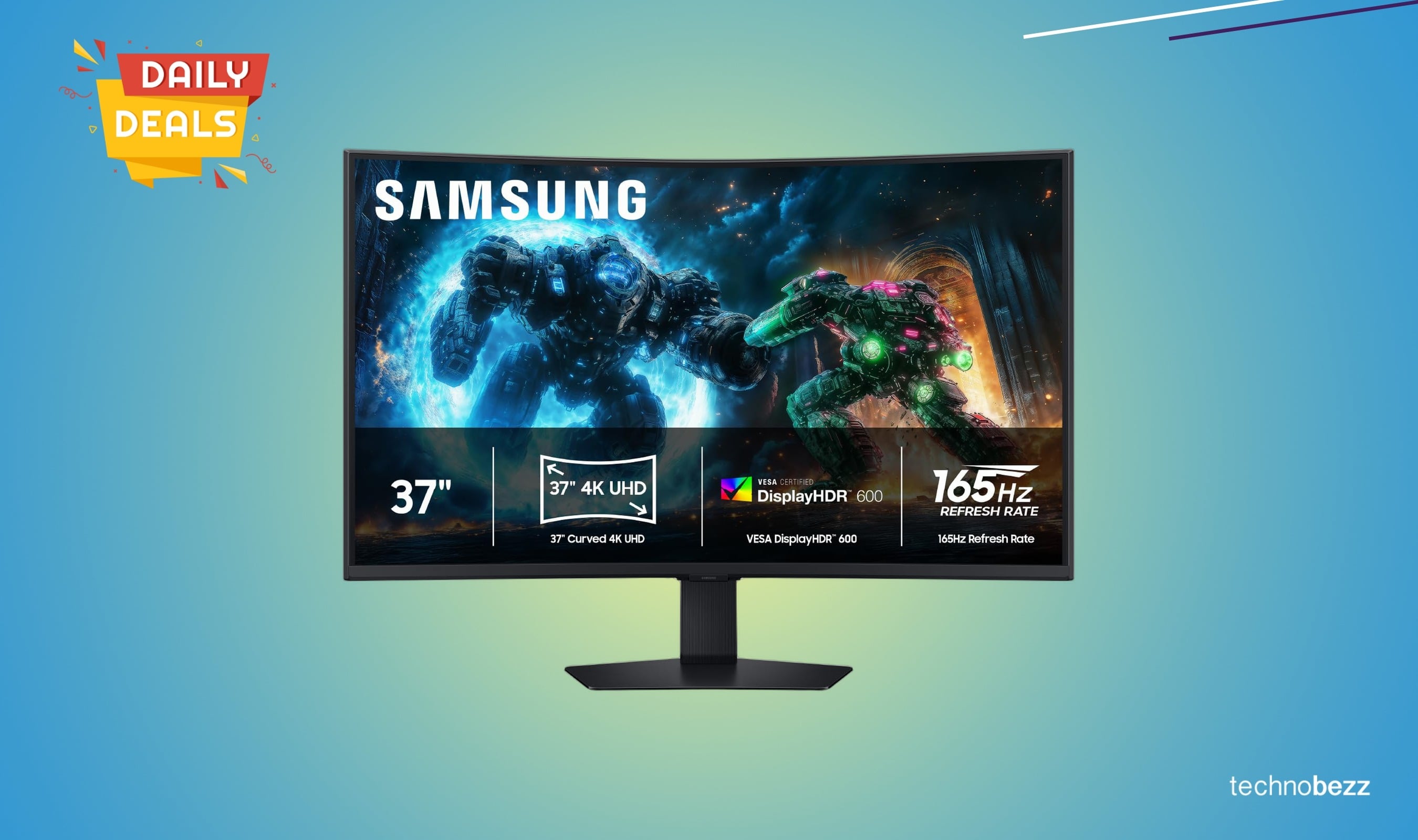 Samsung 37-inch Odyssey G7 4K gaming monitor drops to $599.99