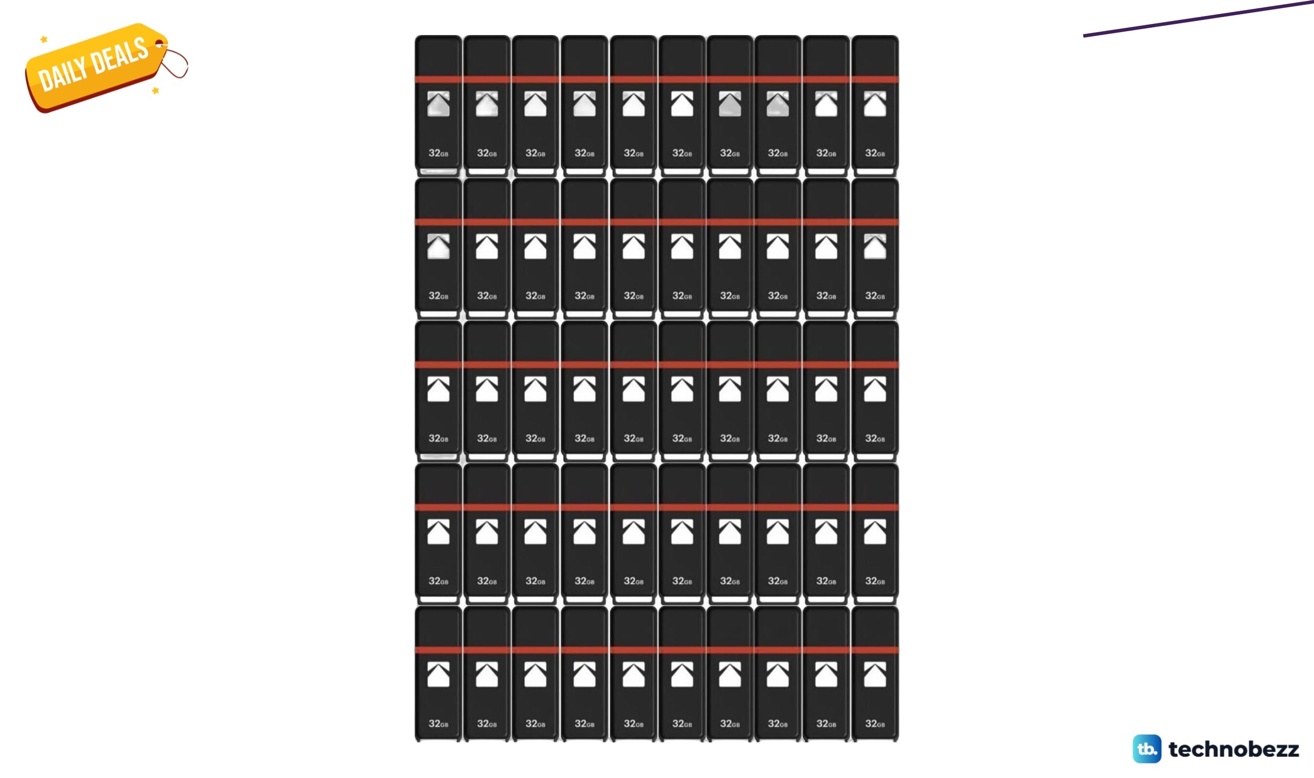 Kodak USB2.0 K100 50-Pack Flash Drive Drops to $138.56 on Amazon