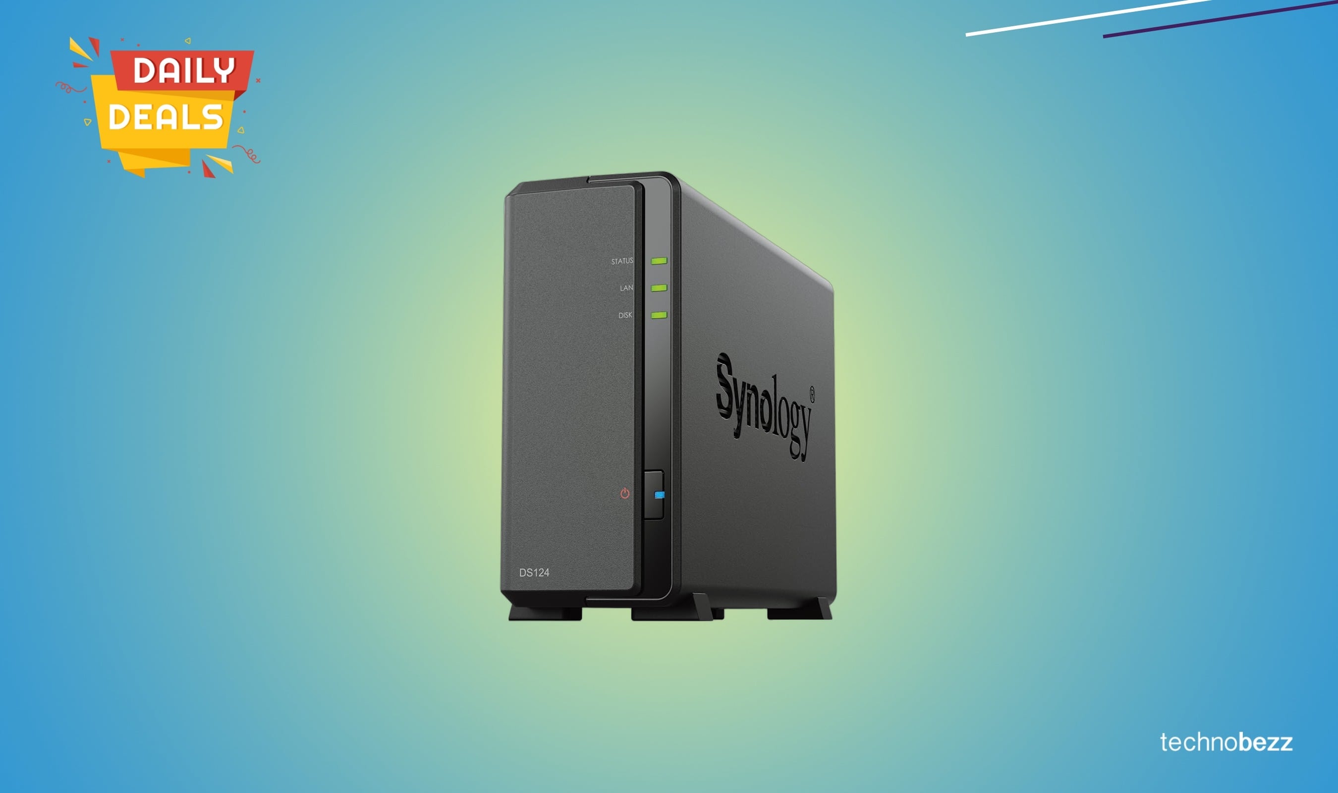 Synology DS124 single-bay NAS drops to $122.99 on Amazon