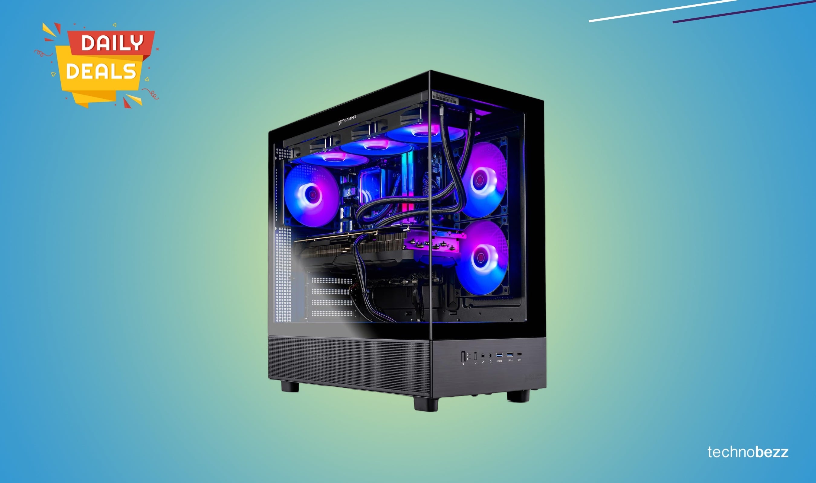 Skytech Azure Gaming PC with Ryzen 7 drops to $1199.99