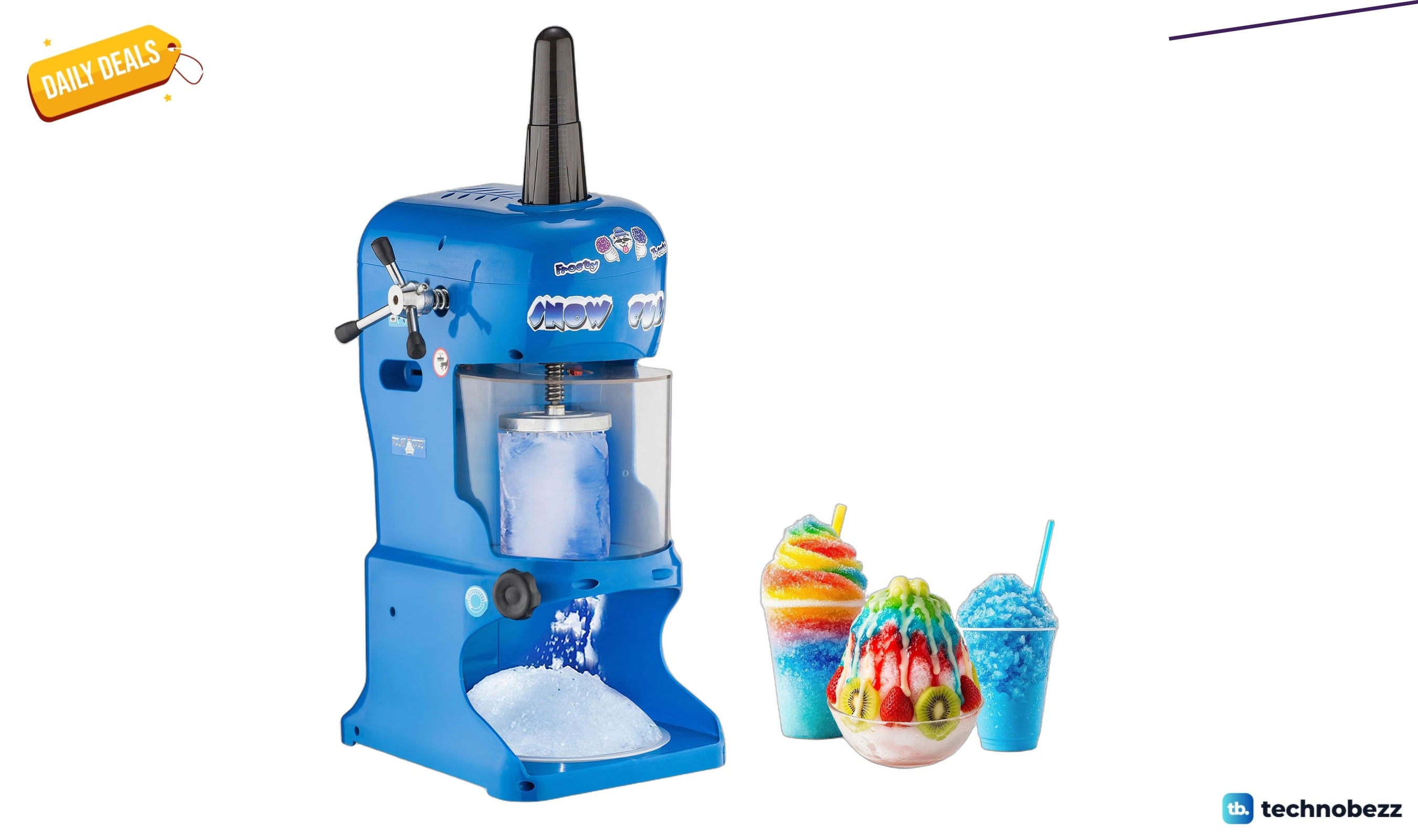 Snow Cone Machine Electric Block Ice drops to $146.97 on Amazon