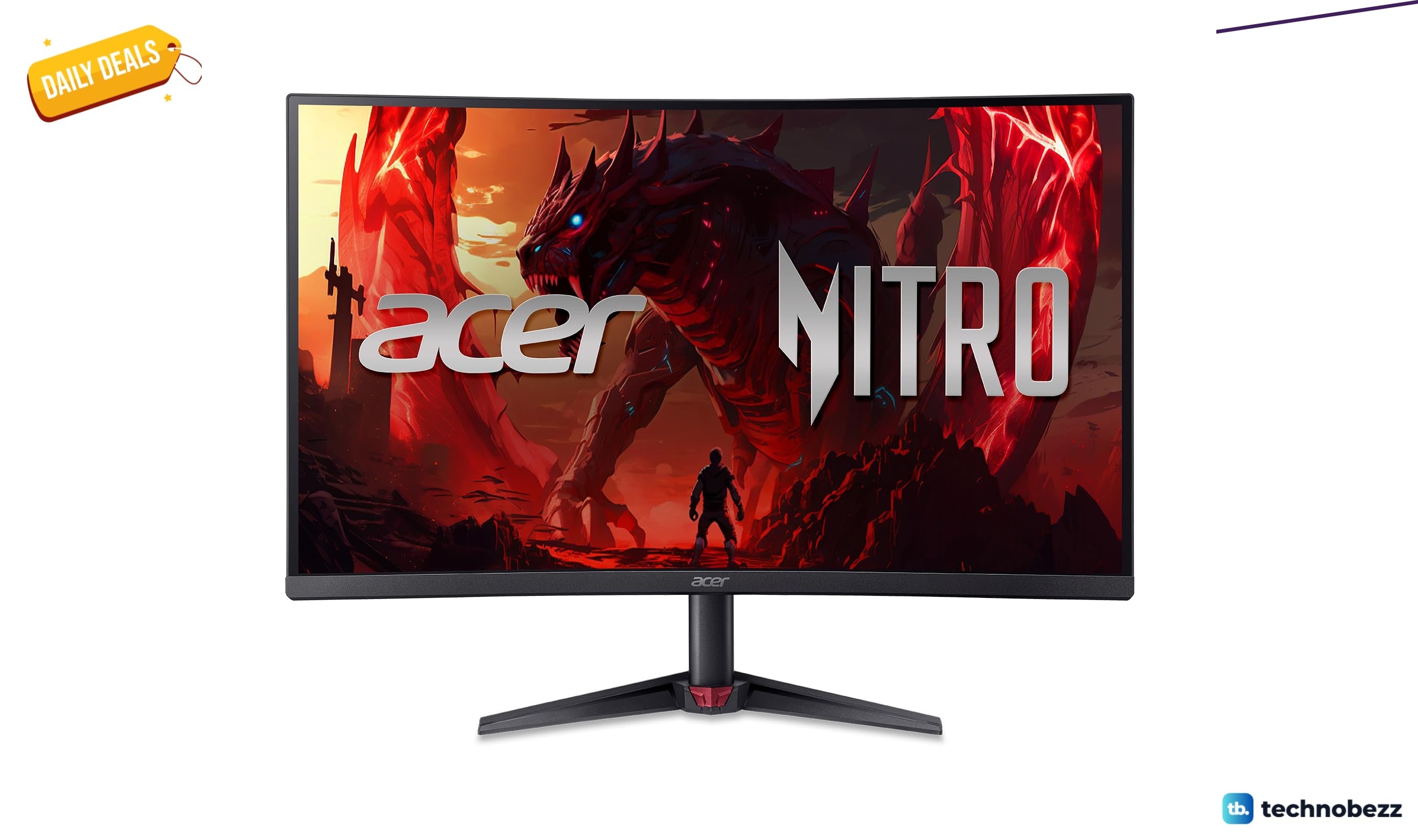 Acer Nitro 31.5 Inch WQHD Gaming Monitor Drops to $189.99 on Amazon