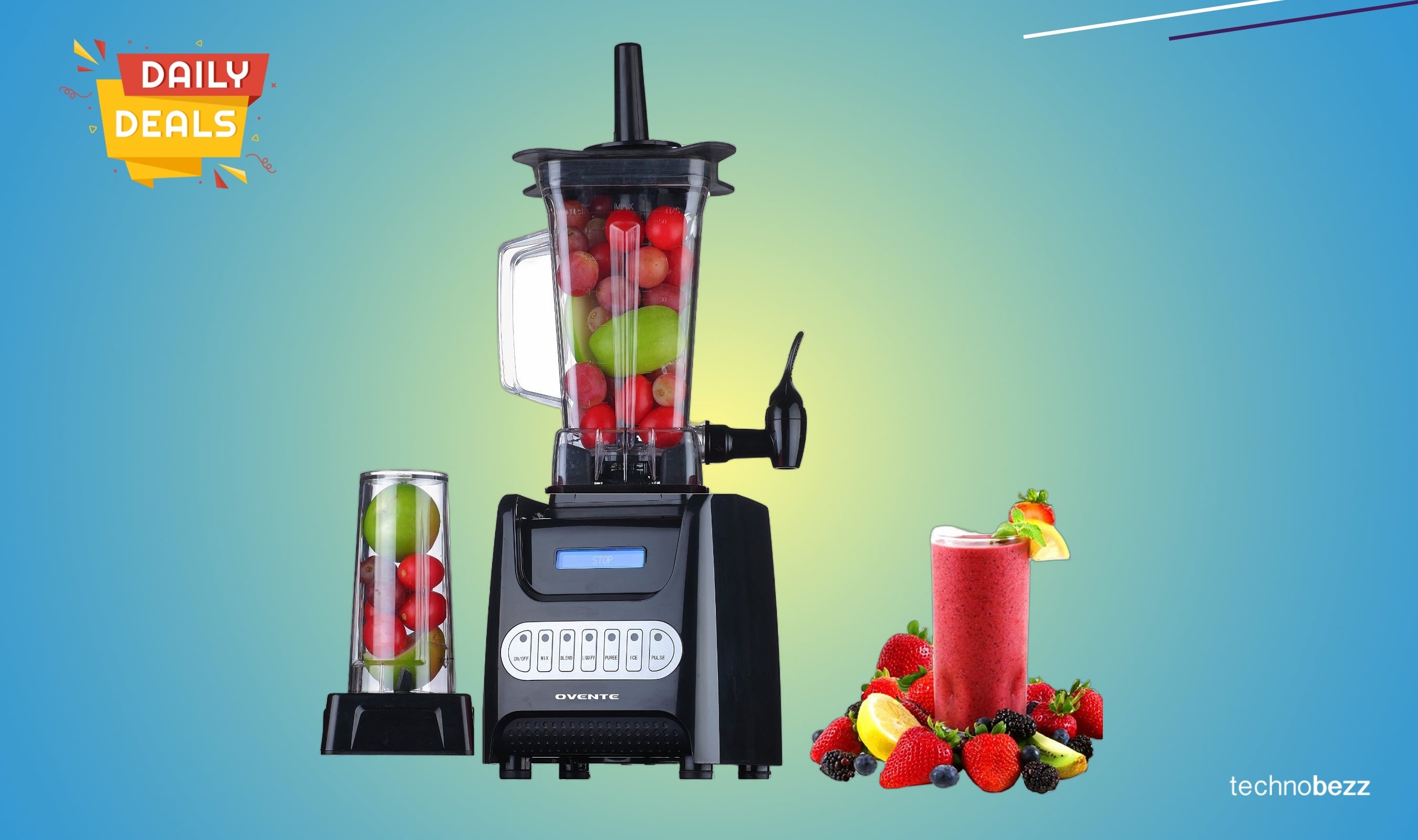 OVENTE Kitchen Countertop Blender drops to $106.14