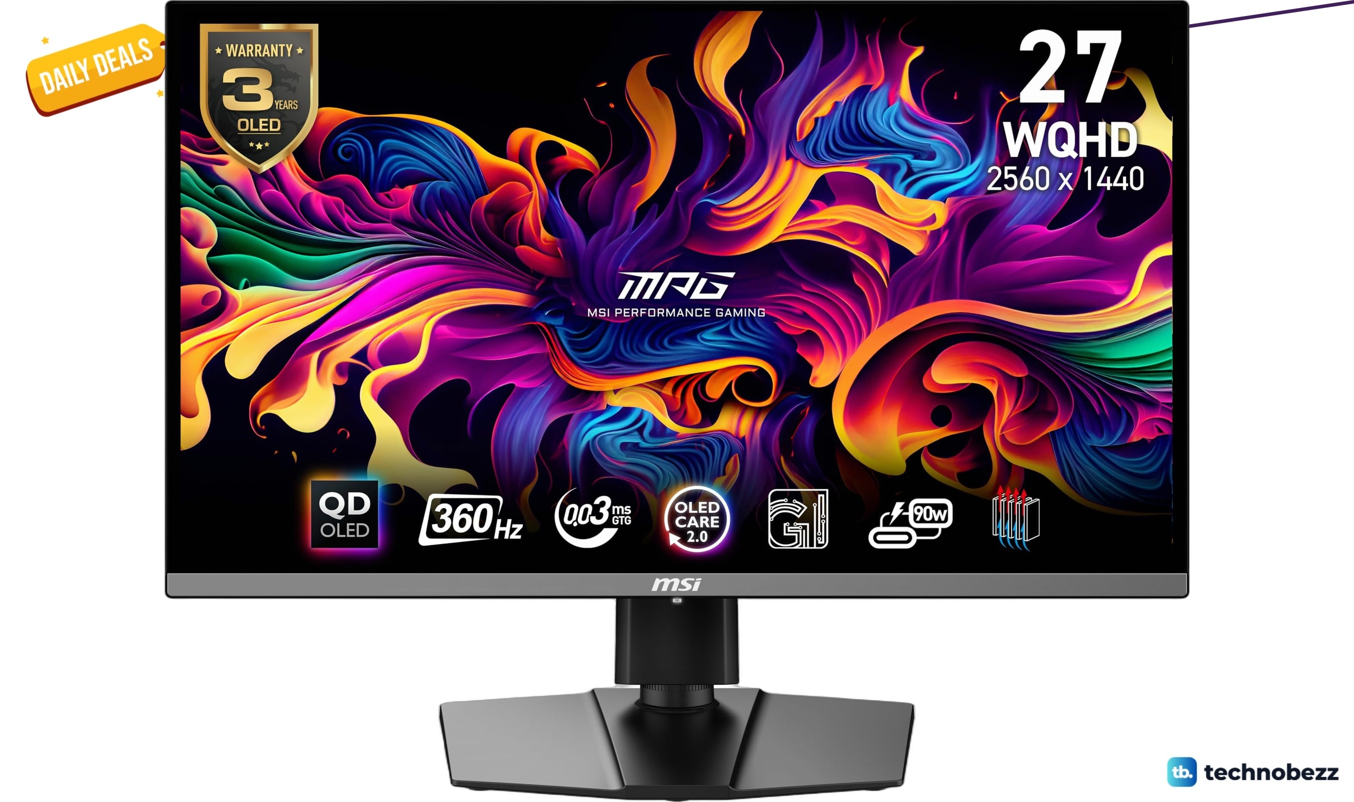 MSI MPG 271QRX QD-OLED gaming monitor drops to $599.99 on Amazon