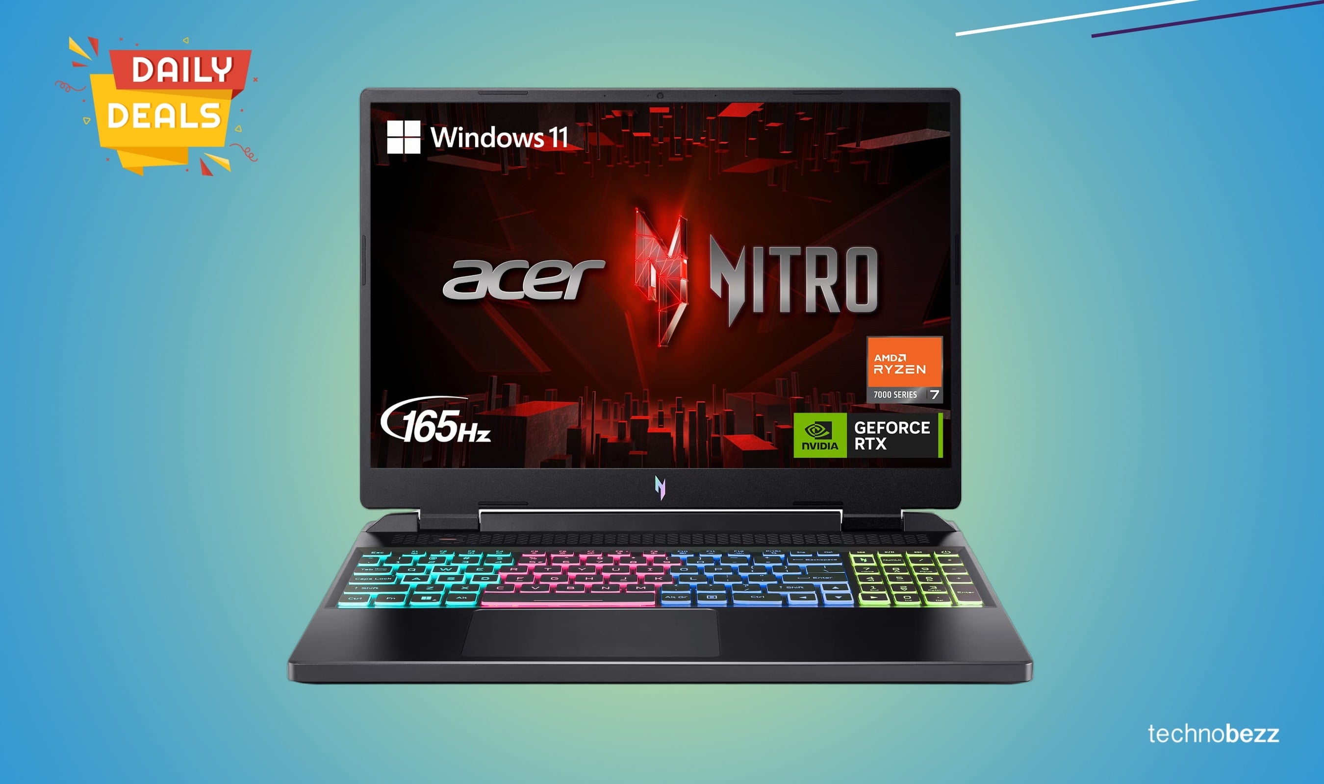 Acer Nitro 16 gaming laptop with RTX 4050 drops to $1104