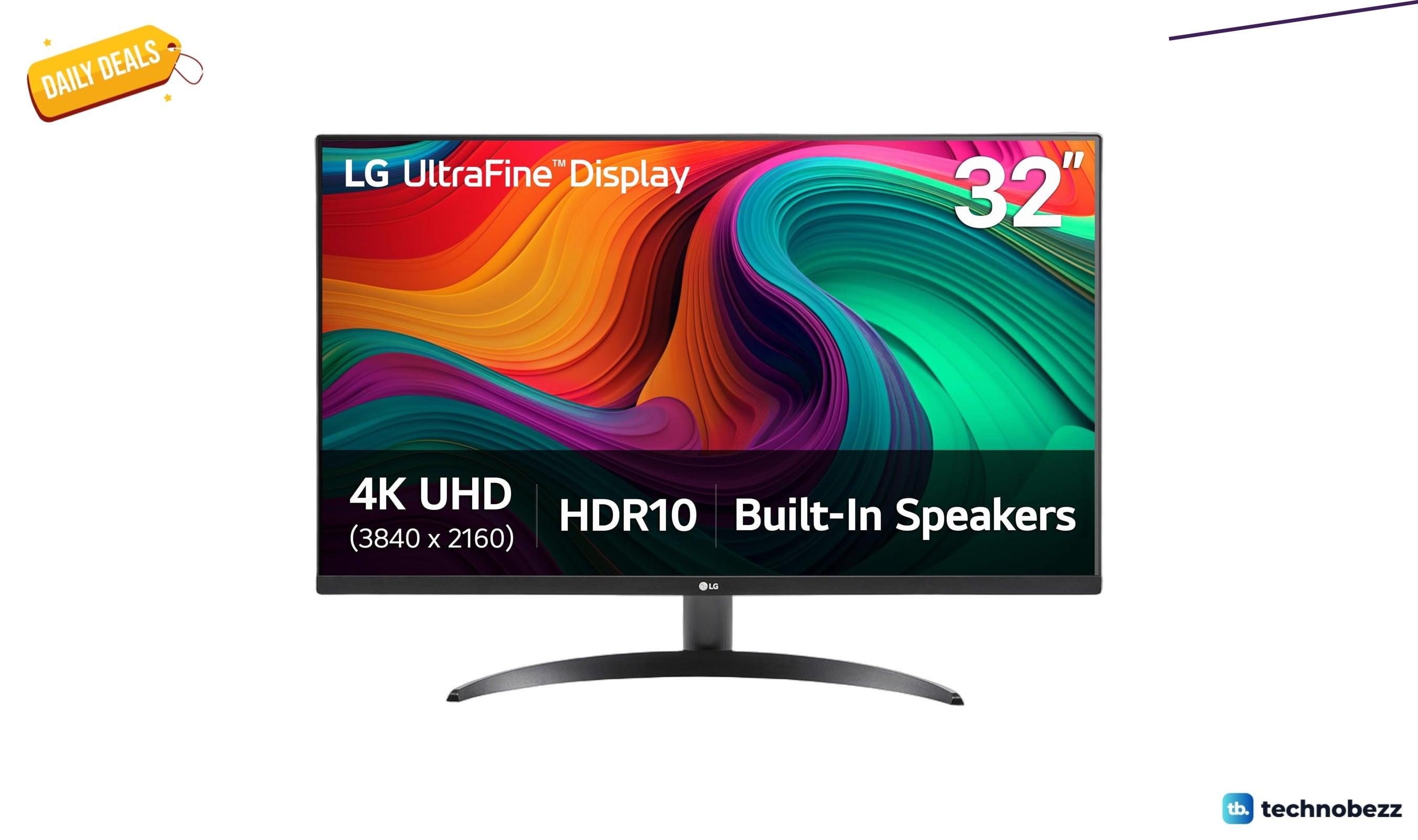 LG 32UR500K-B Ultrafine 4K UHD Computer Monitor drops to $285.99 at Amazon