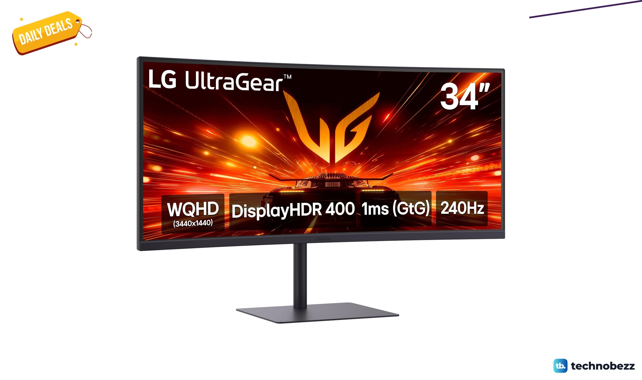 LG 34G630A-B Ultragear WQHD Curved Gaming Monitor drops to $314.99
