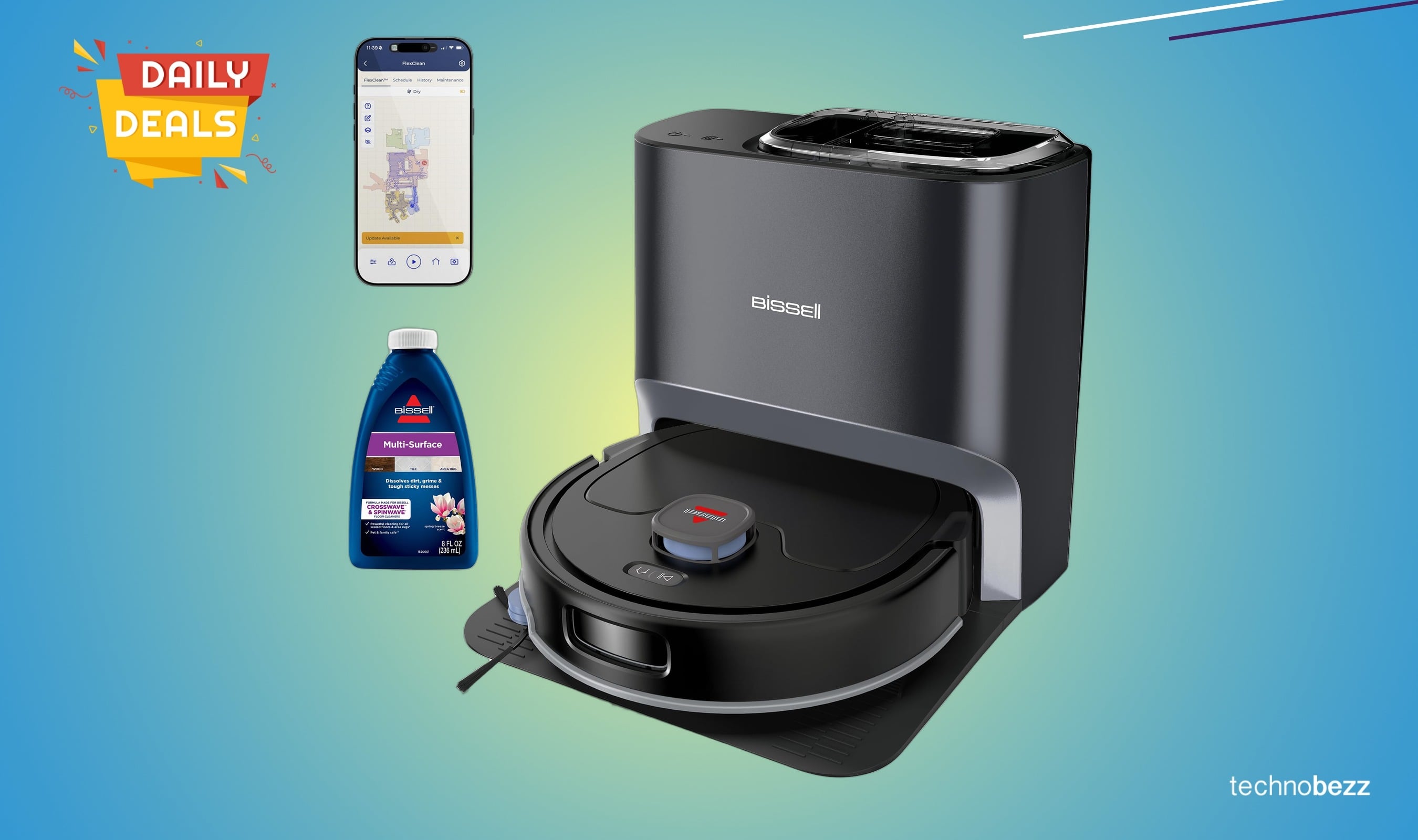 Bissell FlexClean Robot Vacuum and Mop drops to $489.99