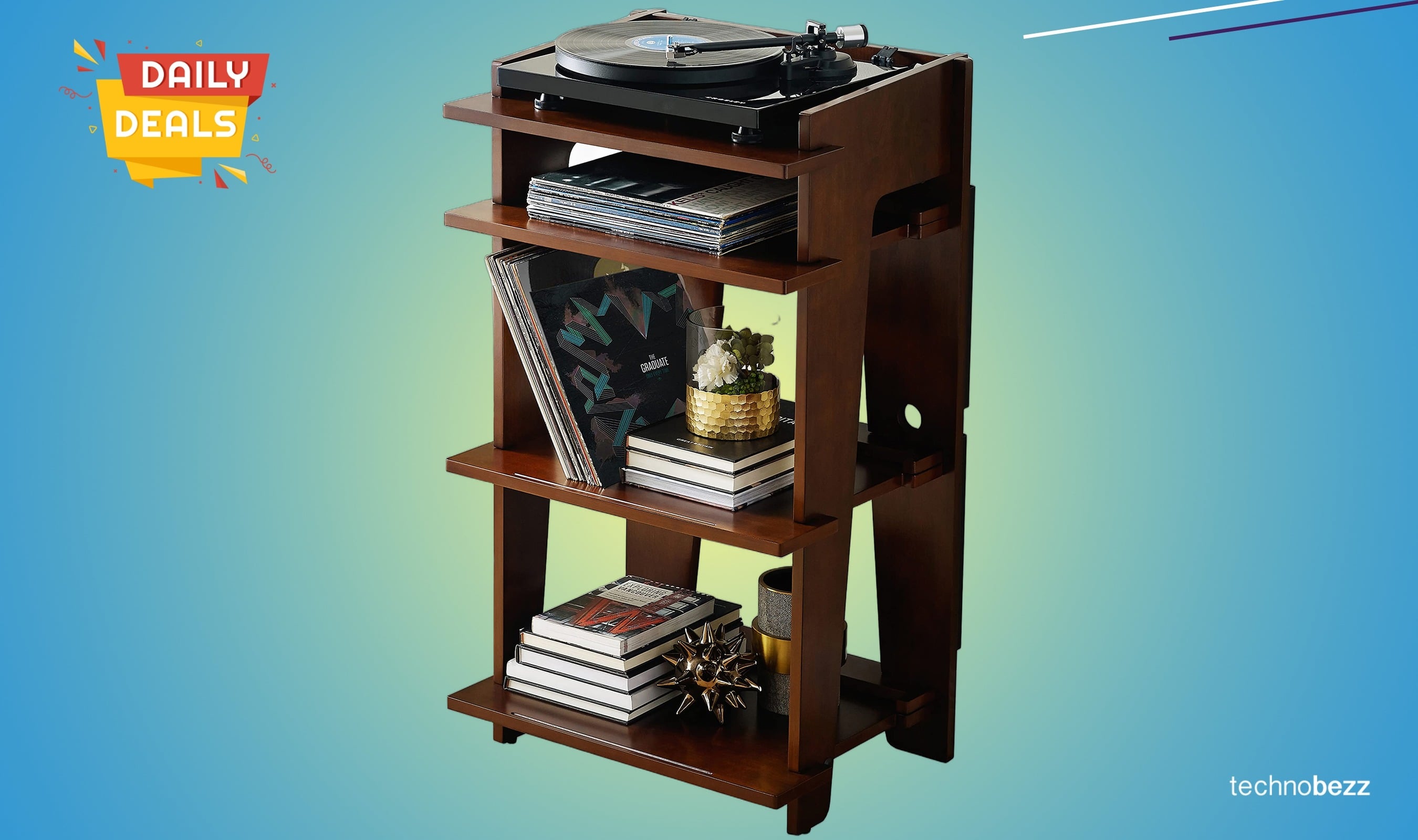Crosley Furniture Soho Record Player Stand drops to $141.99