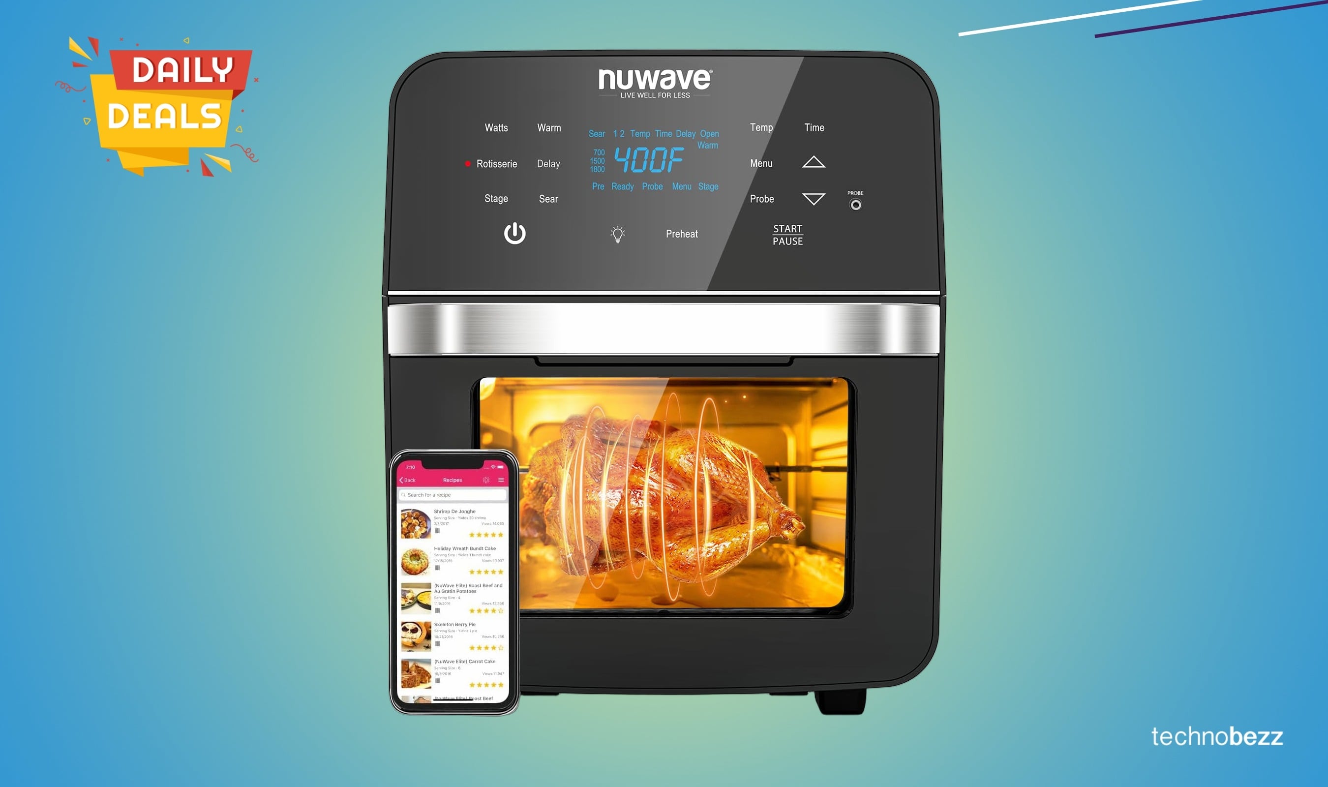 Nuwave Brio Air Fryer Oven drops to $147 on Amazon
