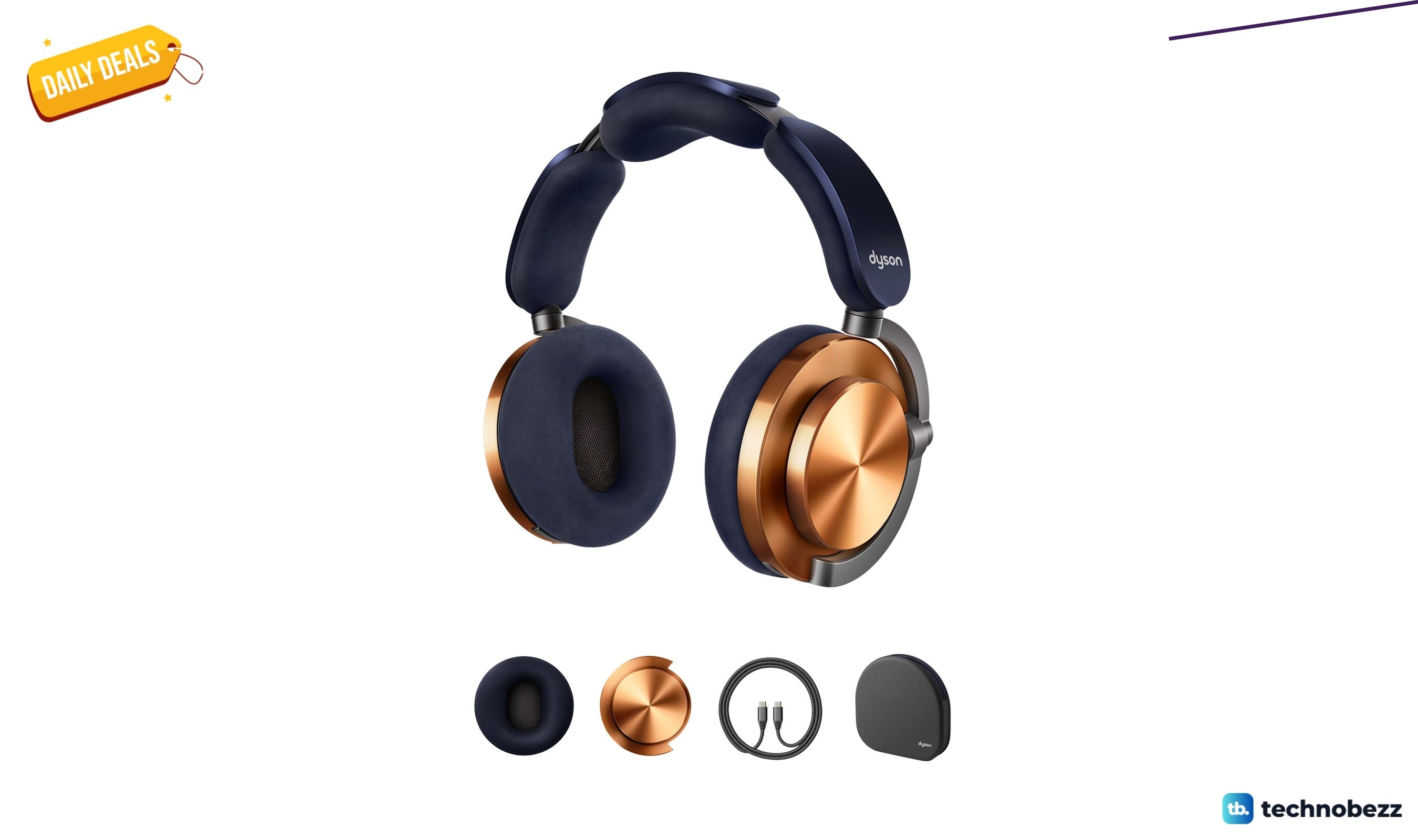 Dyson OnTrac Headphones CNC Copper now available for $249.99