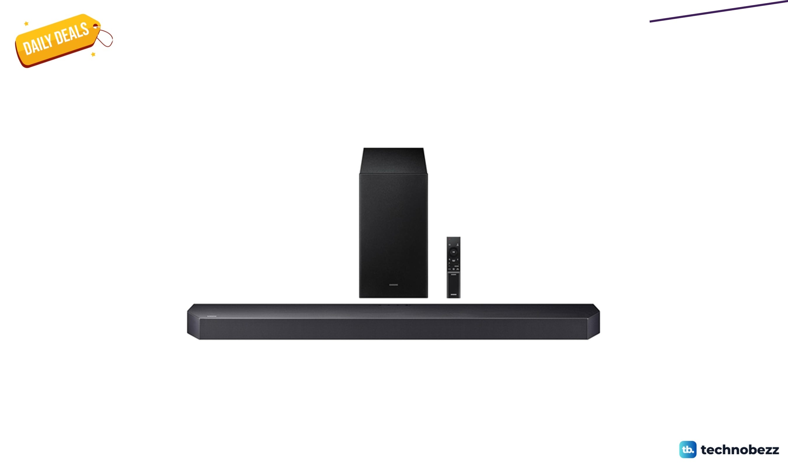 Woot offers the Samsung Q-Series Soundbar HW Q600F 3.1.2 ch for $297.99