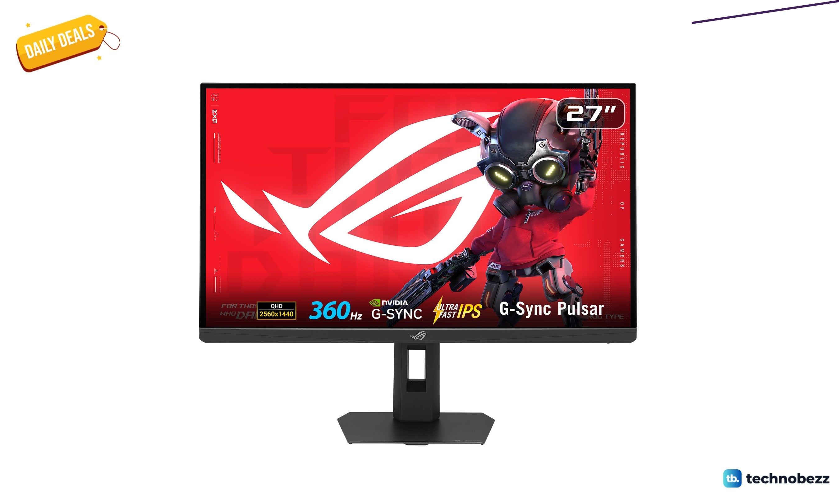 ASUS ROG XG27AQNGV 27 1440p 360Hz G-SYNC drops to $499 at Amazon