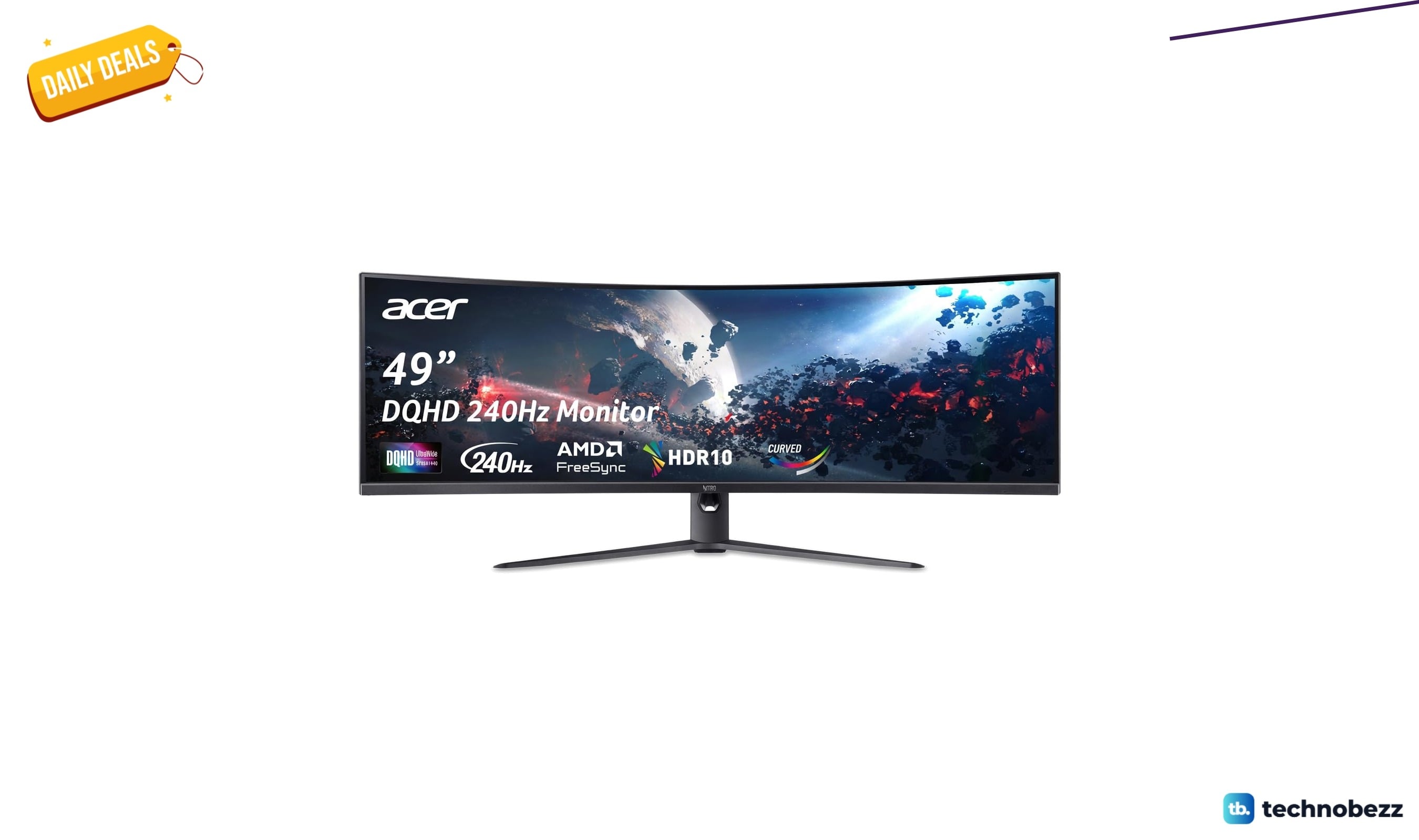Acer Nitro DQHD Curved Gaming Monitor EI491CUR discounted to $699.99
