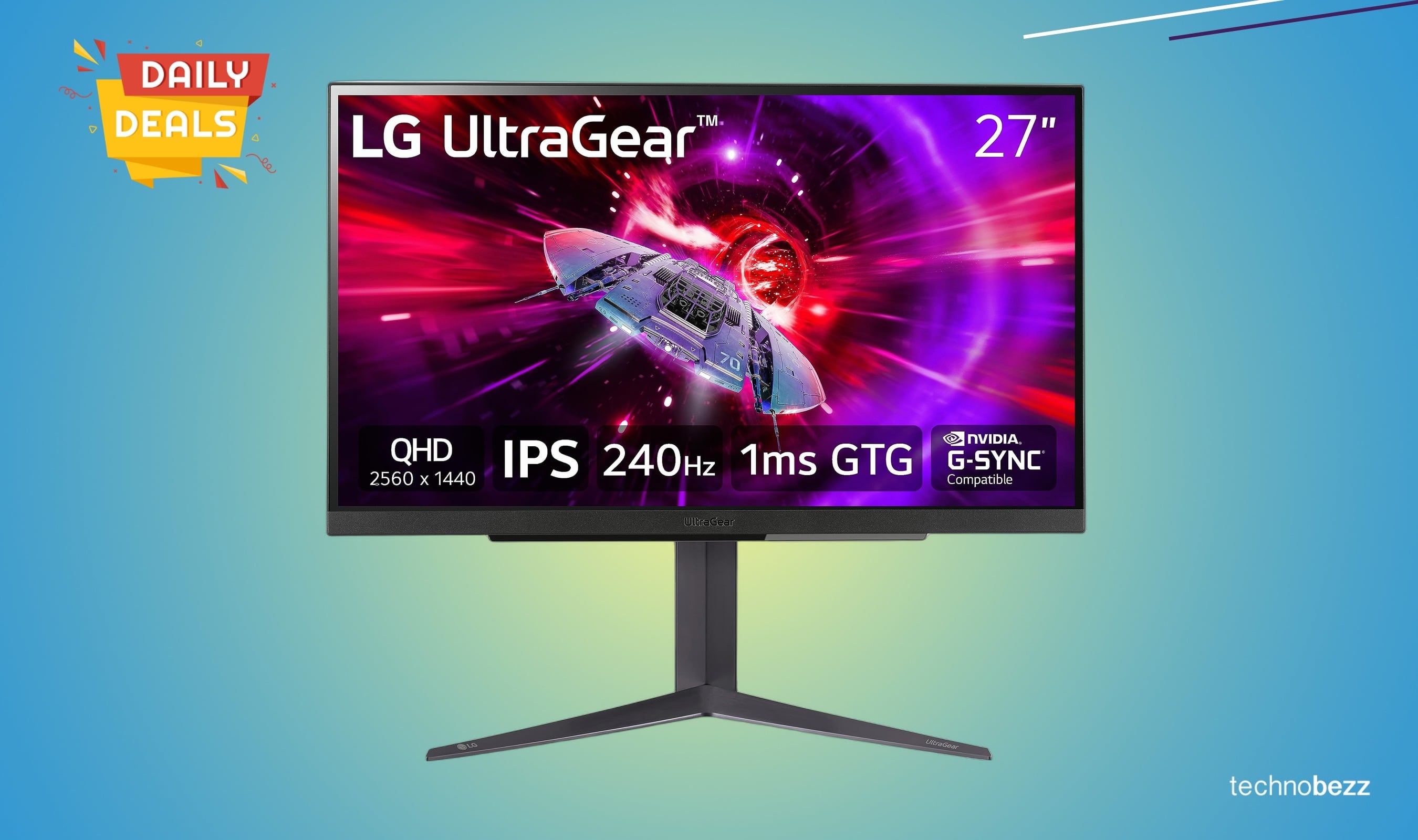 LG 27GR83Q-B Ultragear Gaming Monitor price drops to $307