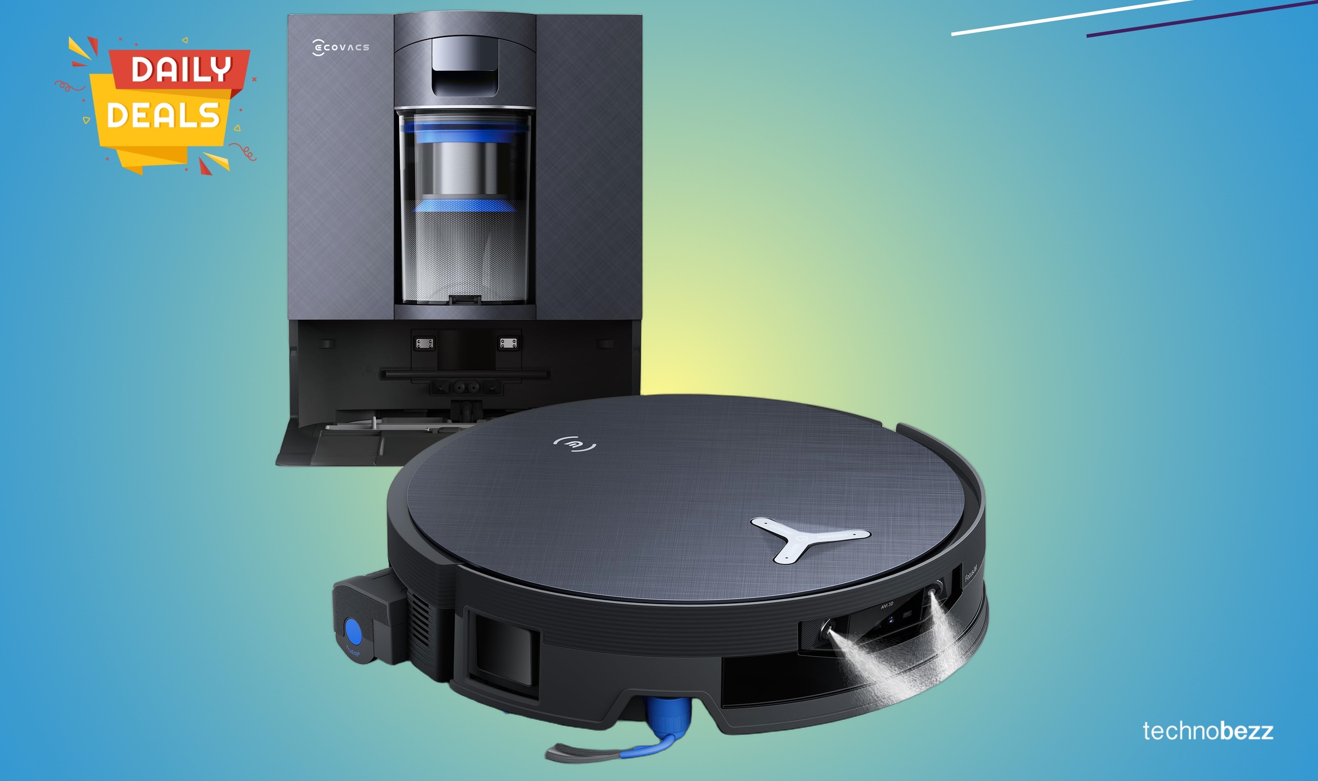 ECOVACS DEEBOT X12 OMNICYCLONE robot vacuum mop drops to $1249