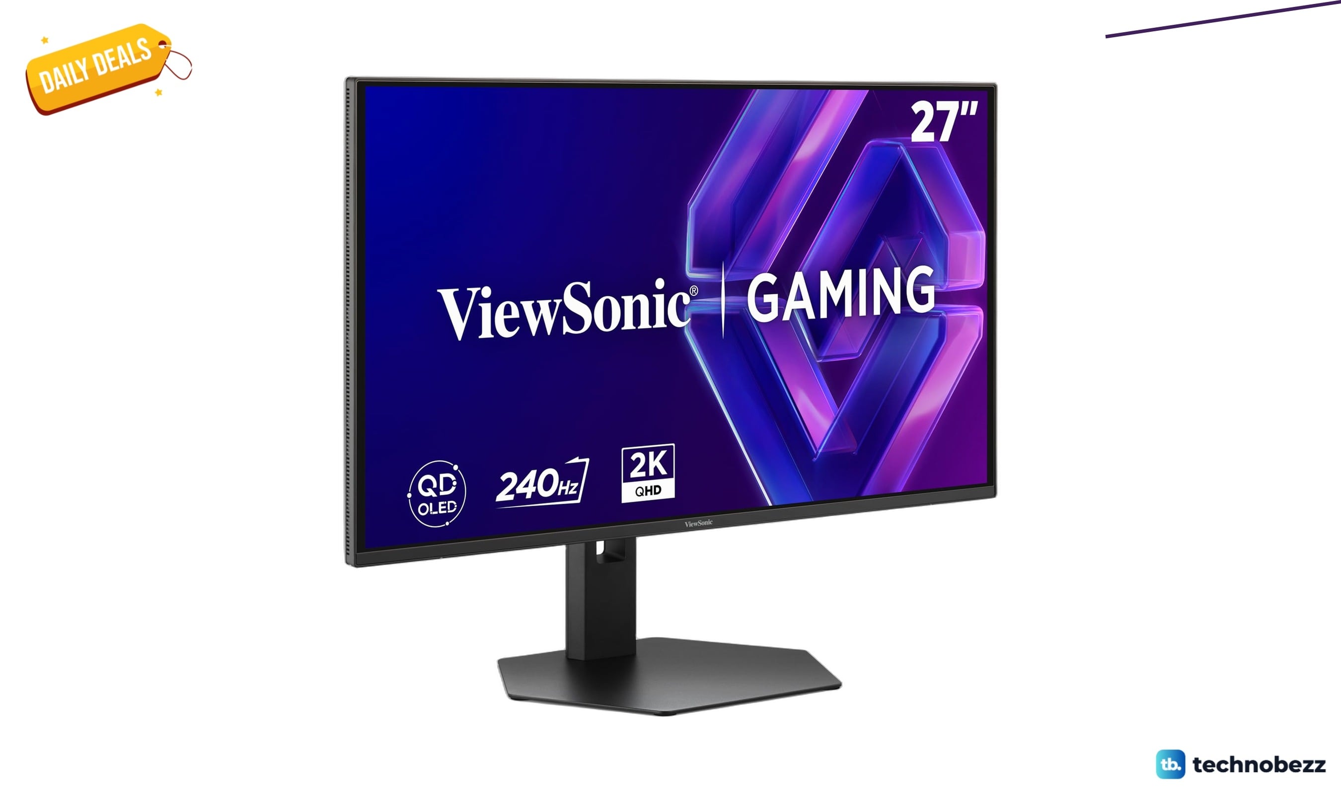 ViewSonic VX2738-2K-OLED 27 1440p Gaming Monitor drops to $439.99