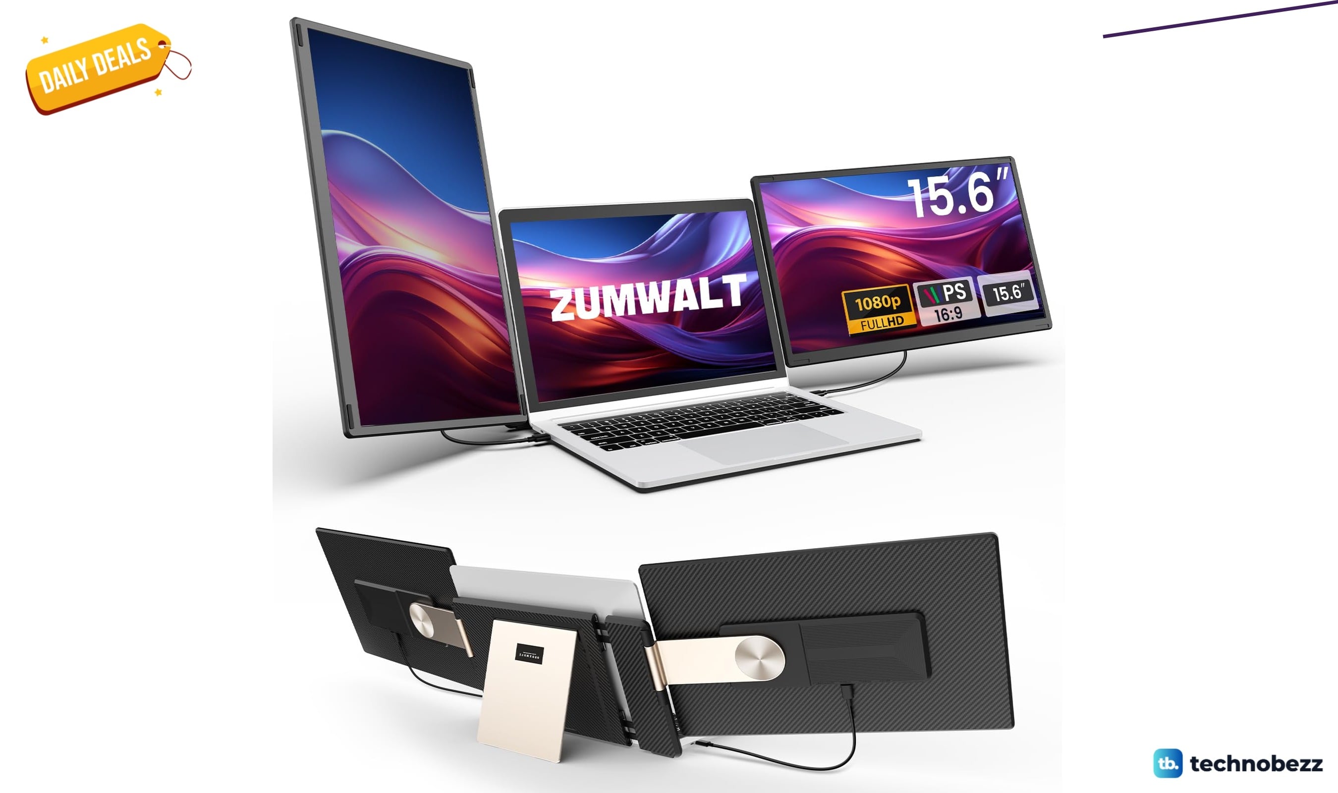 ZUMWALT 15.6" Screen Extender down to $239.98 in latest price cut