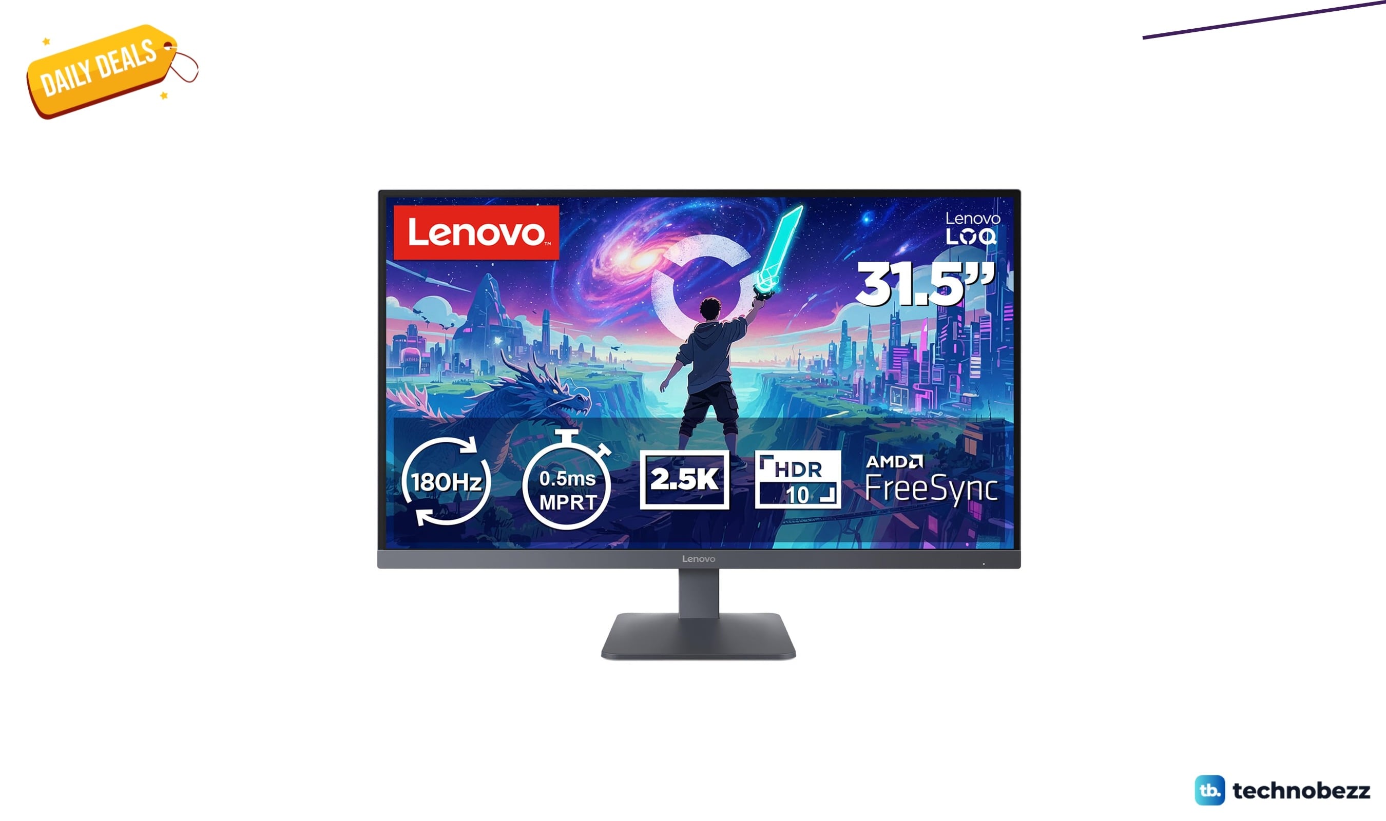 Lenovo Legion LOQ 32Q-10 Gaming Monitor Drops to $209.99 at Amazon