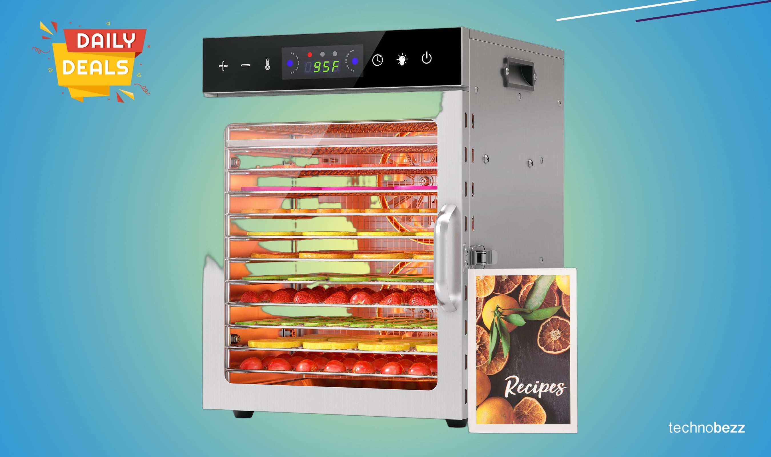 HOPERAN Food Dehydrator Machine drops to $118.99