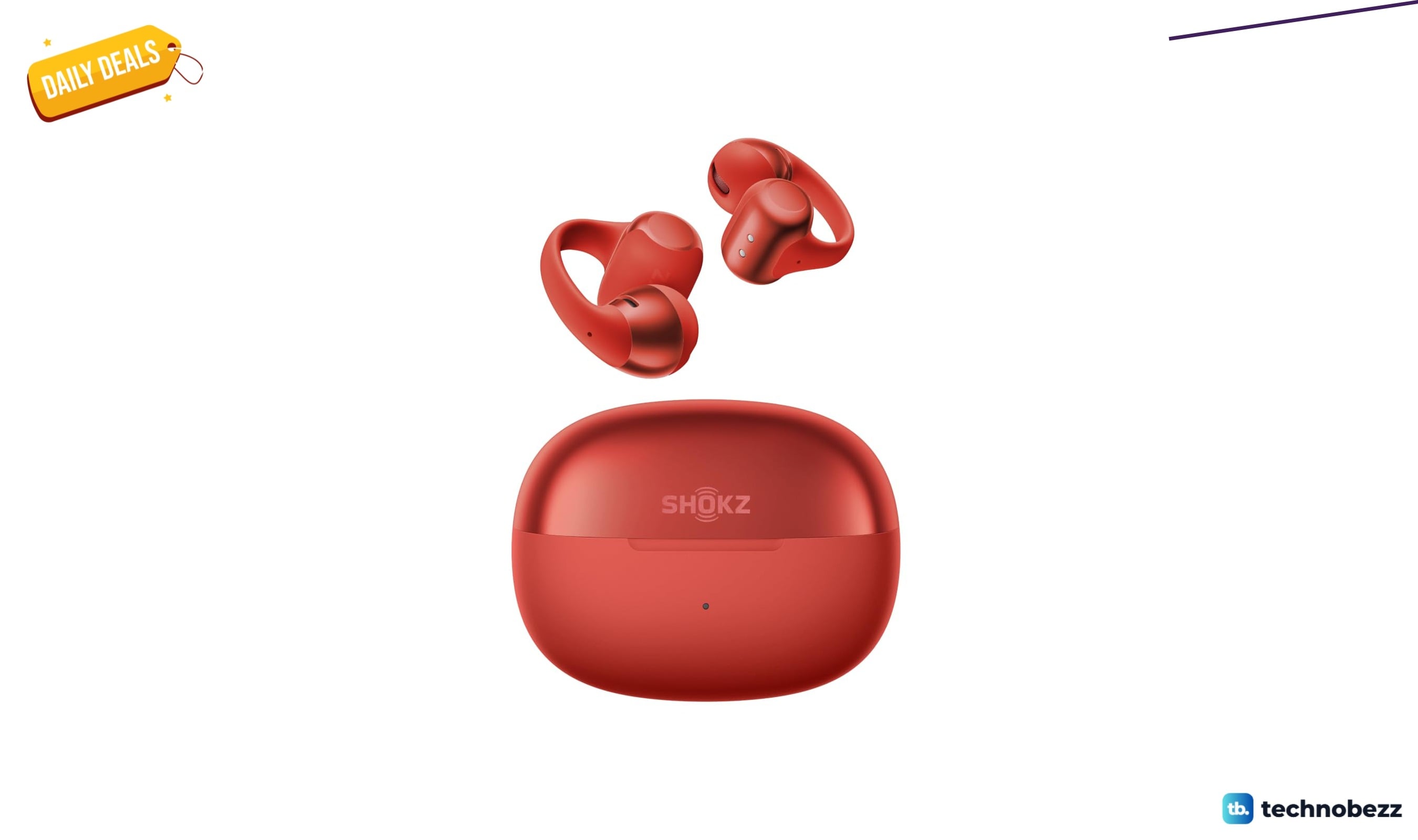 SHOKZ OpenDots ONE Open-Ear Clip-On Bluetooth Earbuds discounted to $139.95