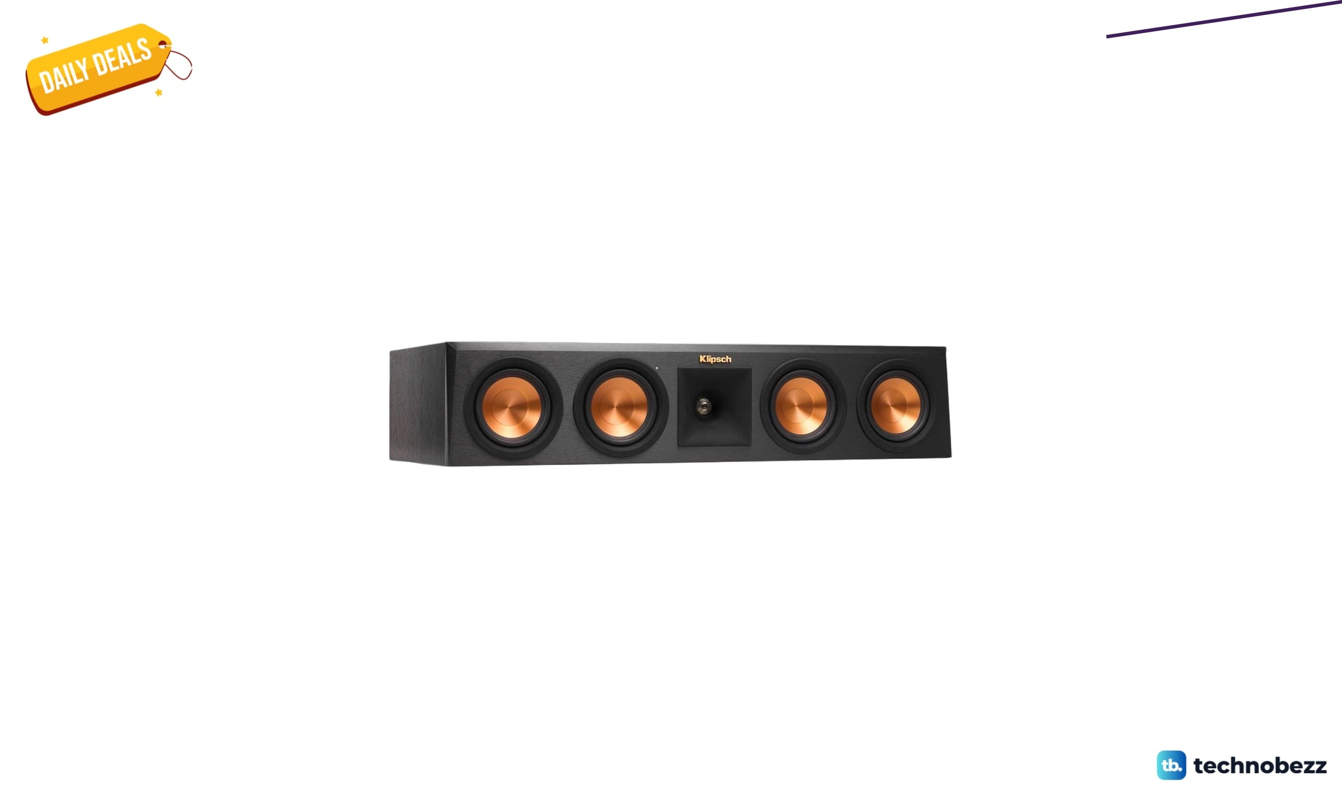 Klipsch RP-440WC Wireless Center Channel Speaker drops to $348.53