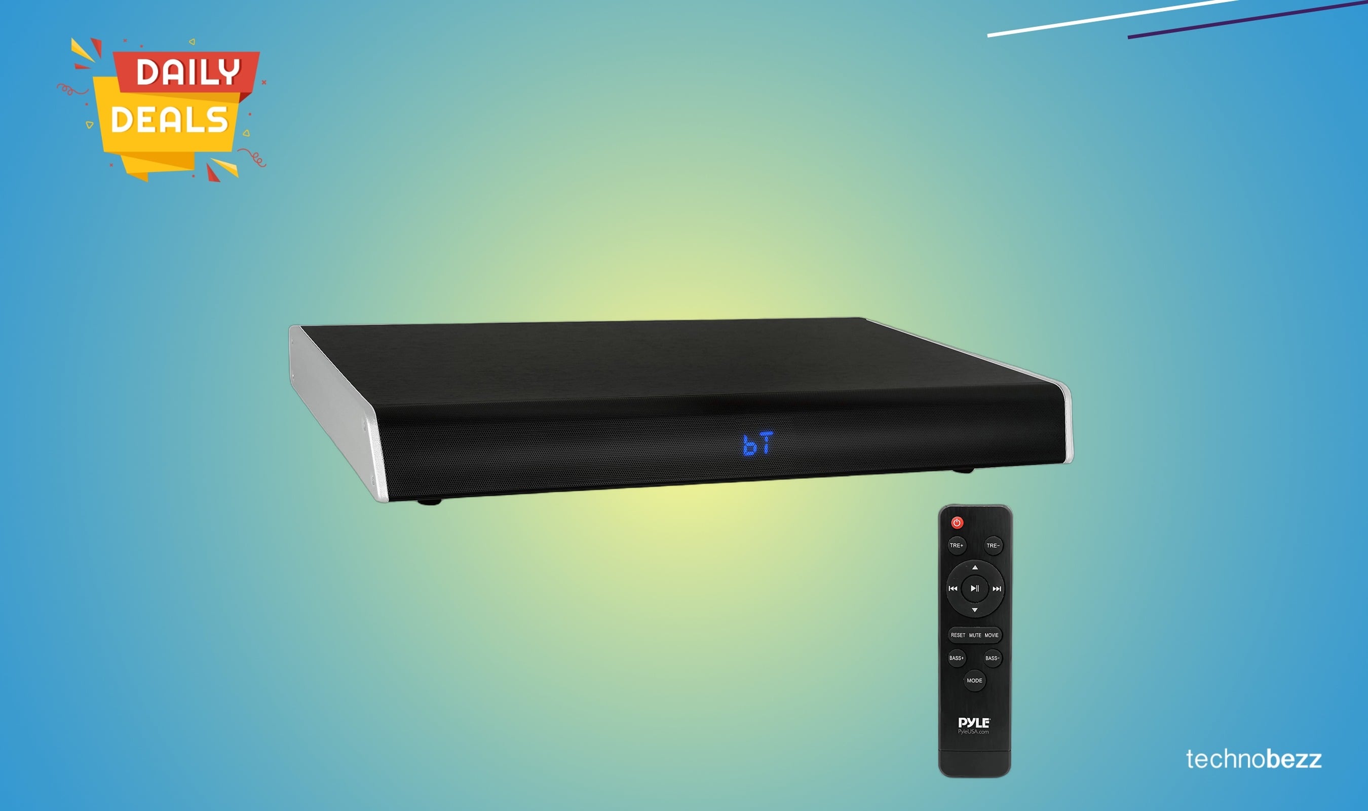 Pyle Surround Sound TV Sound Bar falls to $123.16 on Amazon