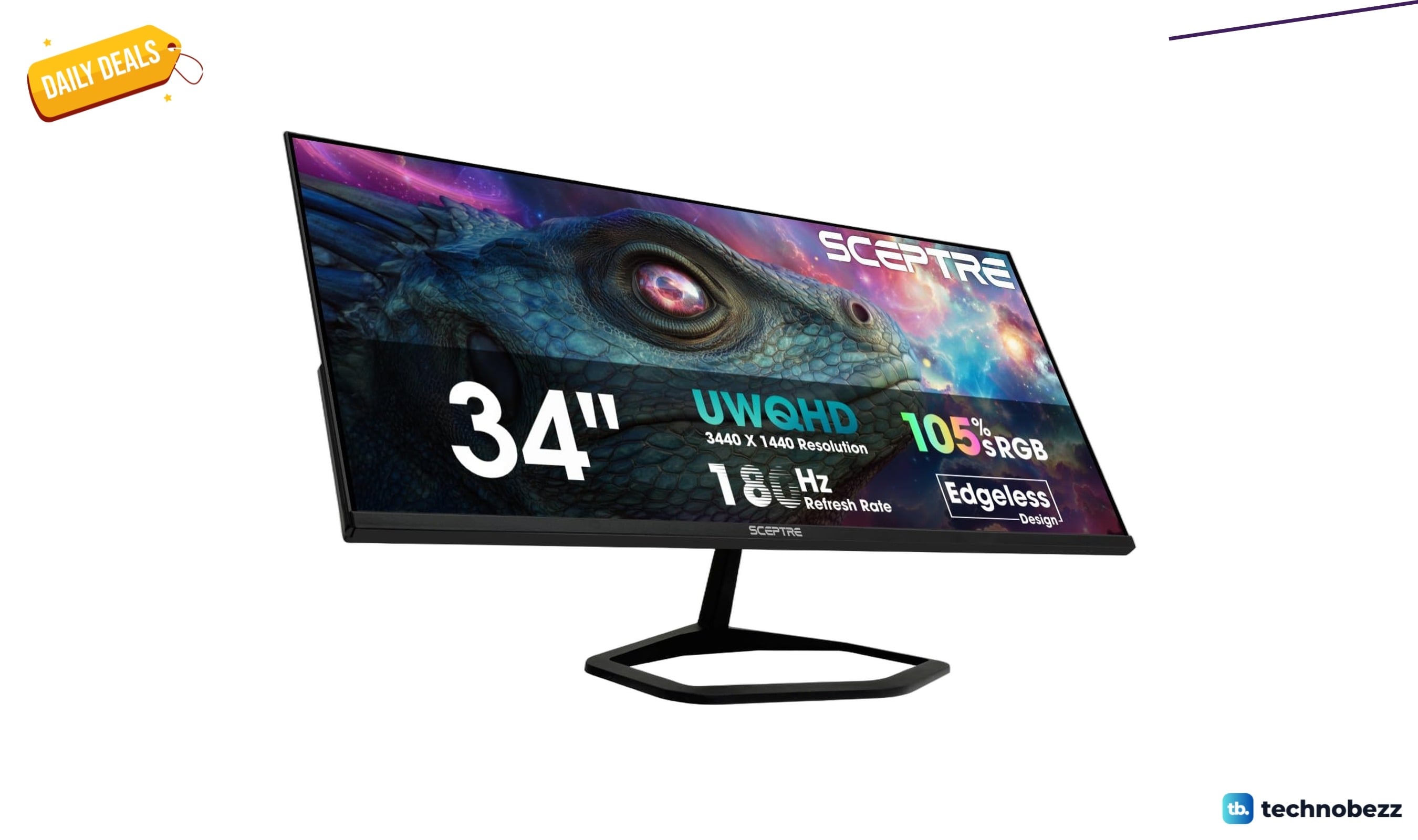 Sceptre Prime Gaming Monitor 3440x1440 drops to $189.97 on Amazon