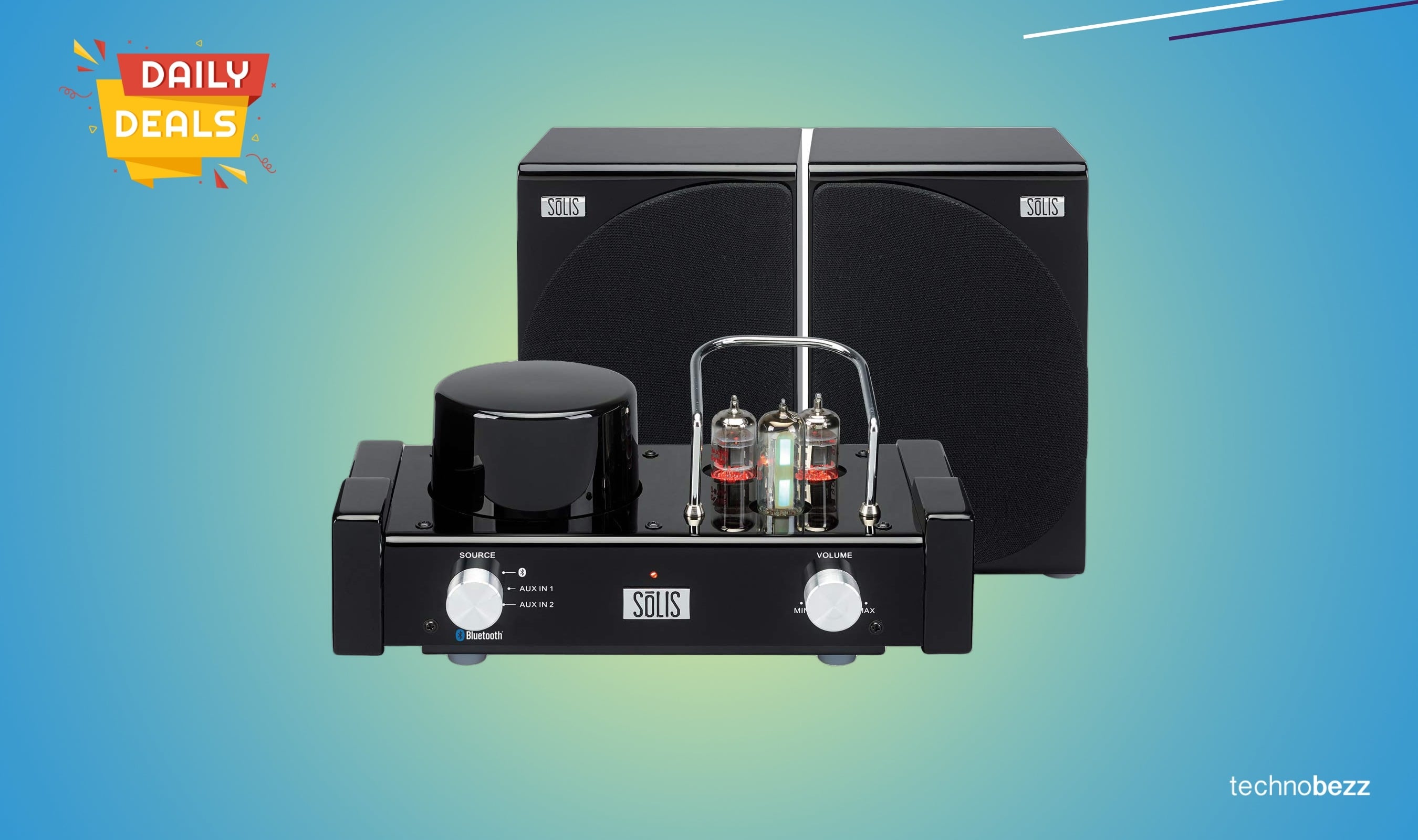 SOLIS SO-8000 Stereo Bluetooth Vacuum Tube system drops to $251.56