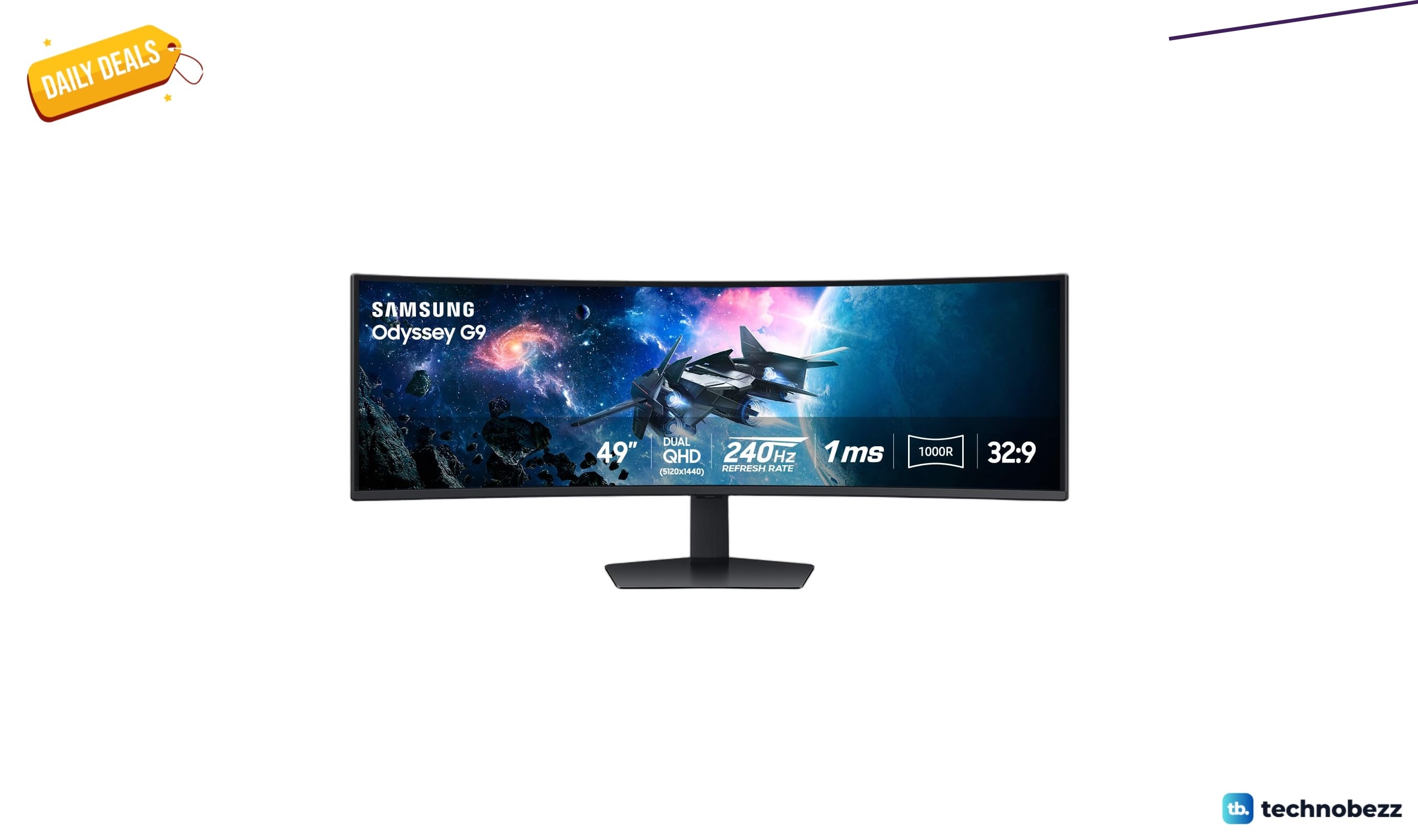 Samsung 49” Odyssey G9 DQHD 1000R Curved drops to $849.99 on Amazon
