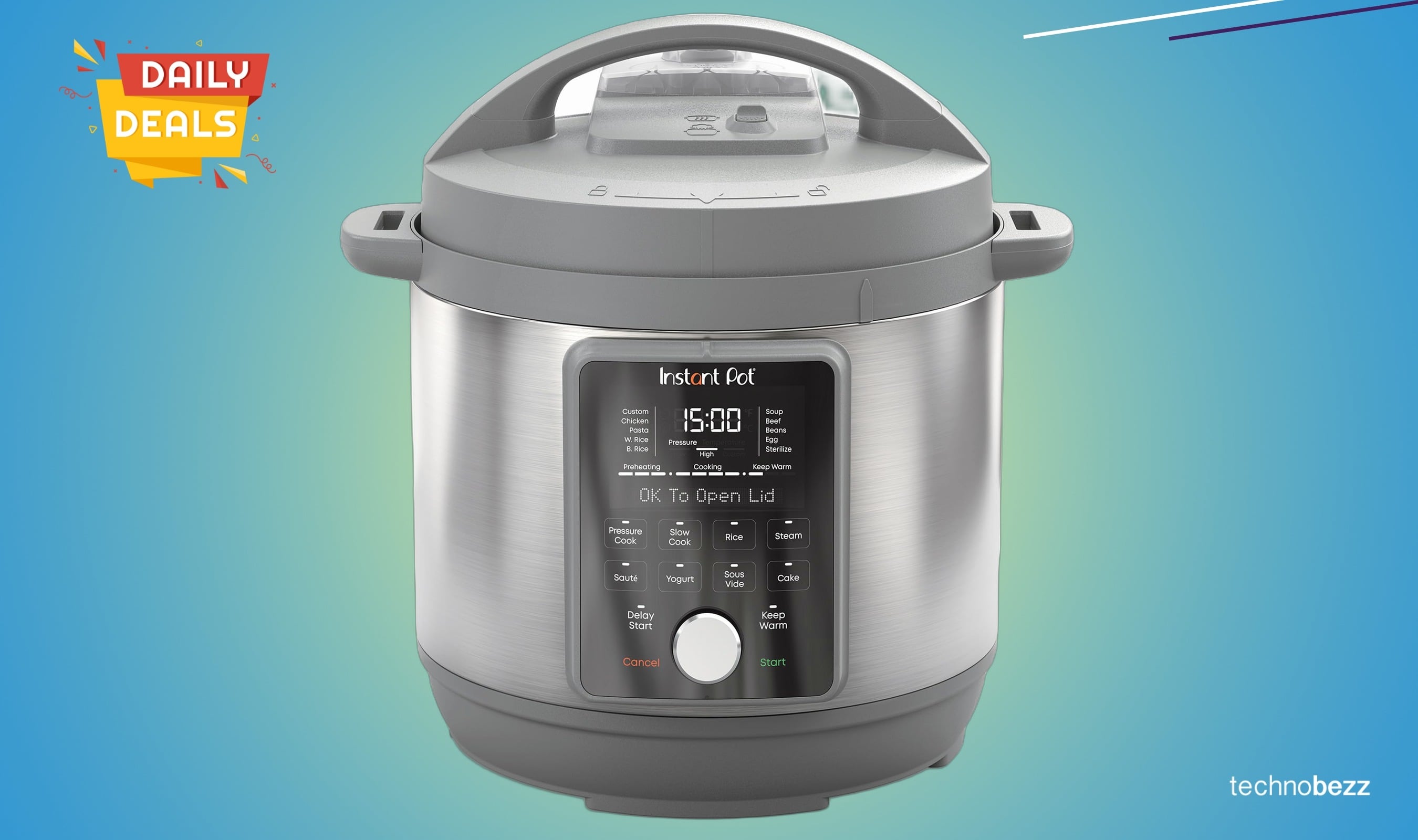 Instant Pot 8-Quart Whisper Quiet 9-in-1 Electric drops to $129.99