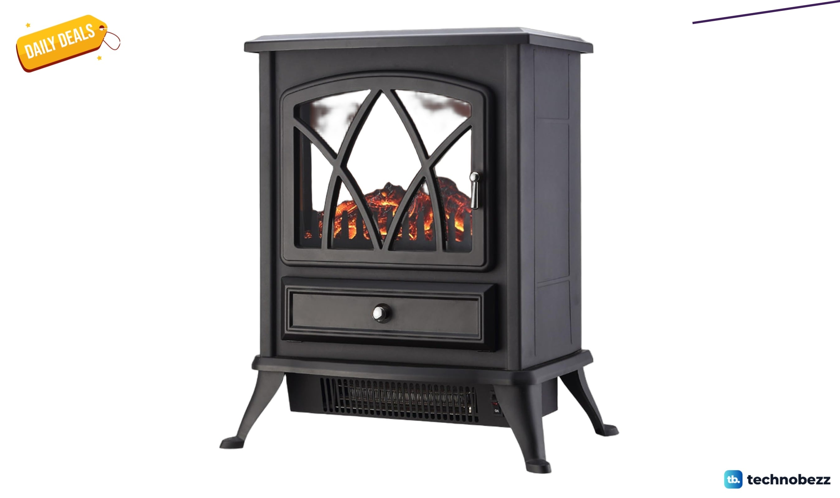 Comfort Glow ES4215 Ashton Electric Stove Black drops to $119.95 on Amazon