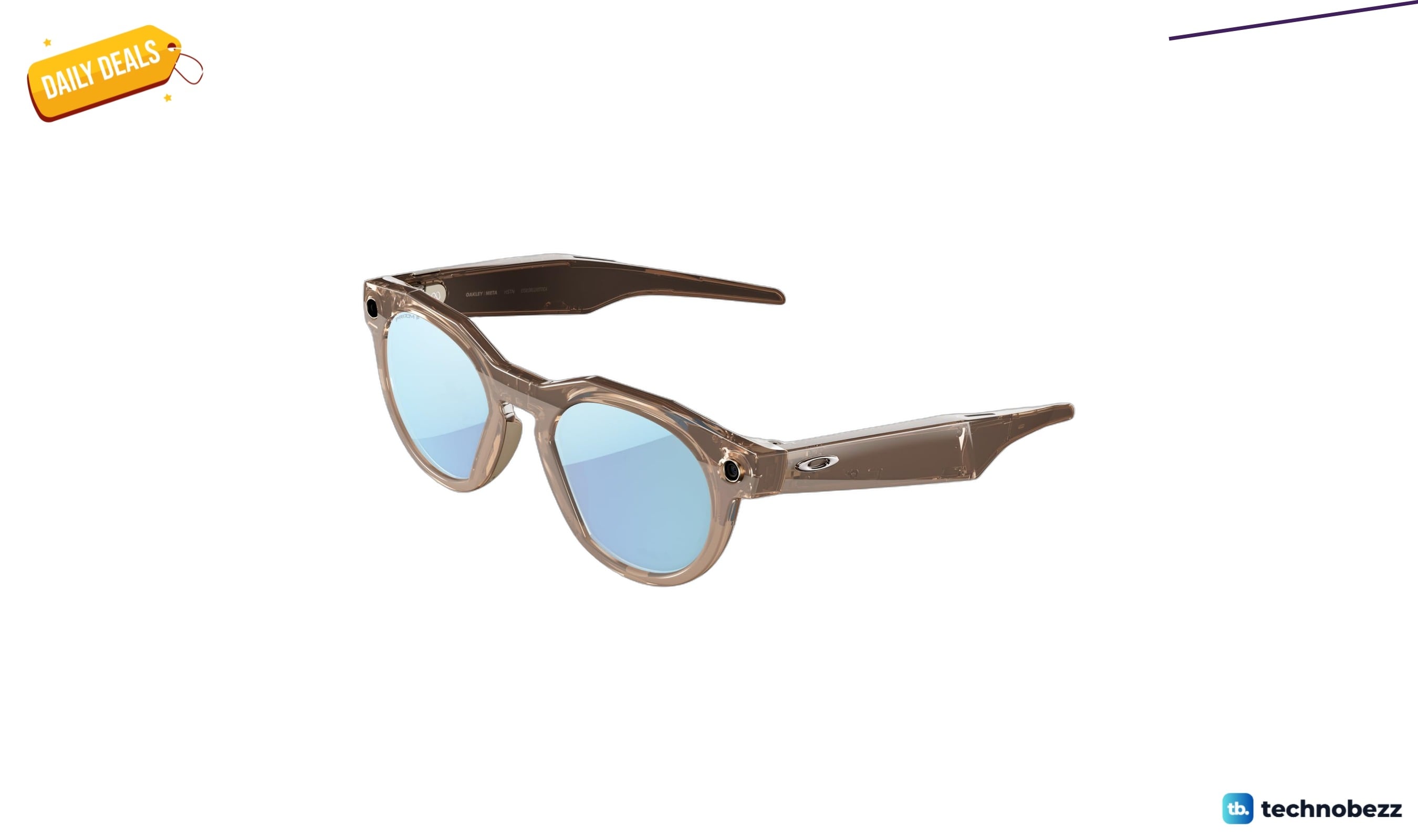 Oakley Meta HSTN Brown Smoke price drops to $359.20 saving $89.80