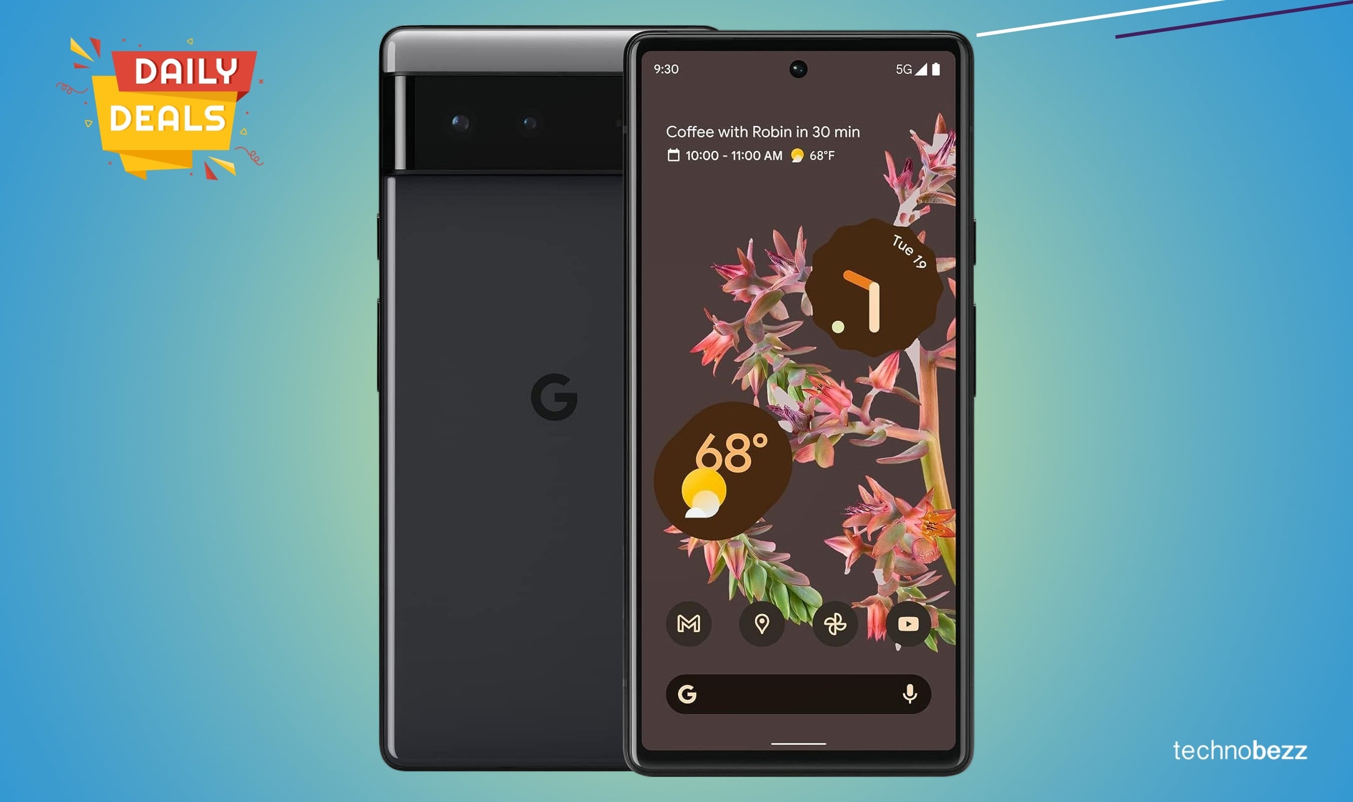 Google Pixel 6 5G phone drops to $301.94 on Amazon