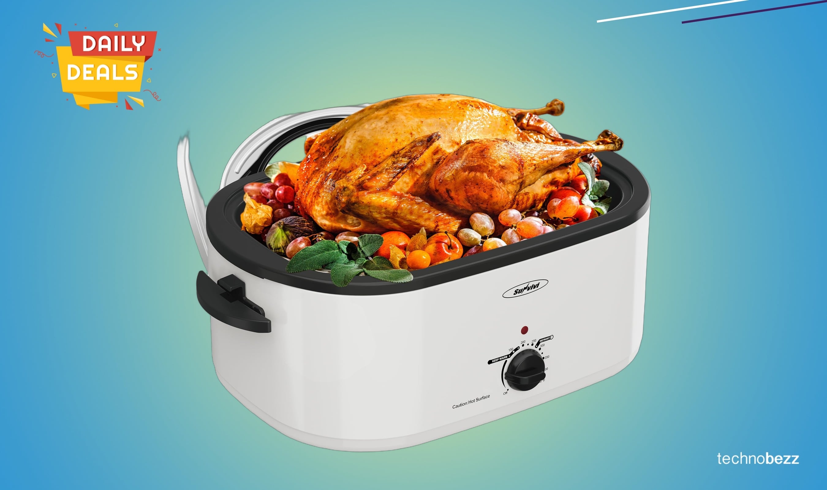 Sunvivi 22 Quart Electric Roaster drops to $62.99 on Amazon