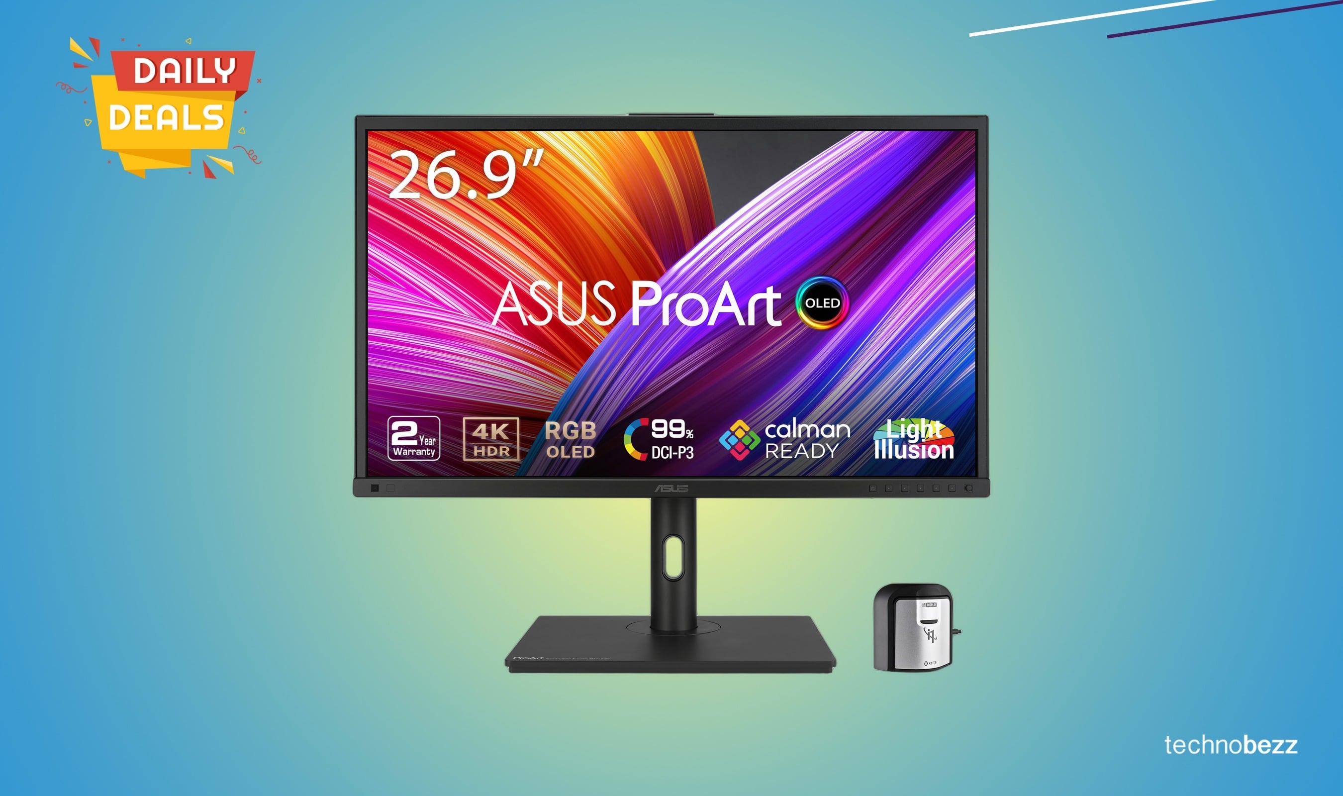 ASUS ProArt 27-inch 4K OLED display for creatives drops to $1499