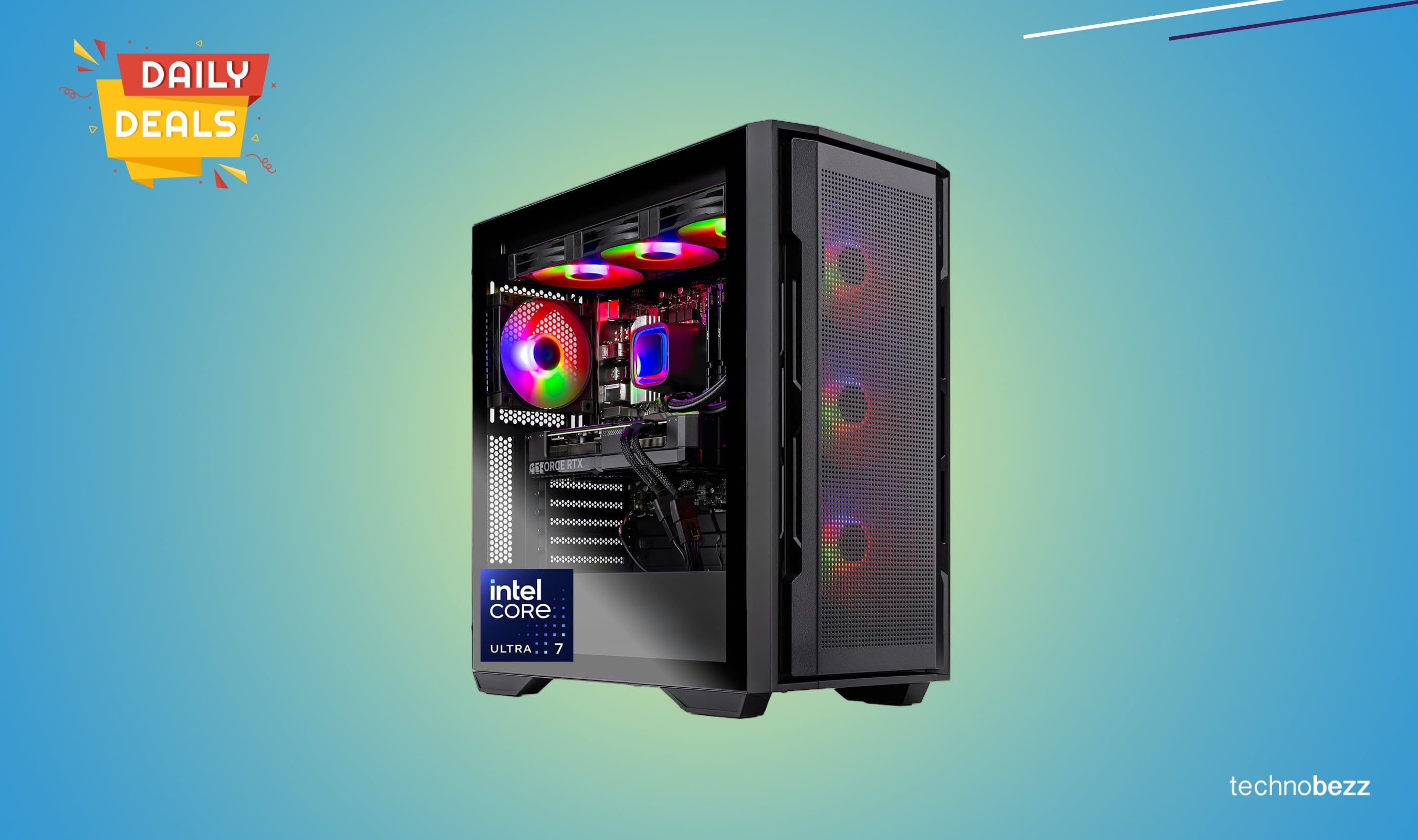 Skytech Gaming Rampage PC with Intel Ultra 7 and RTX 5060 Ti drops to $1479.99