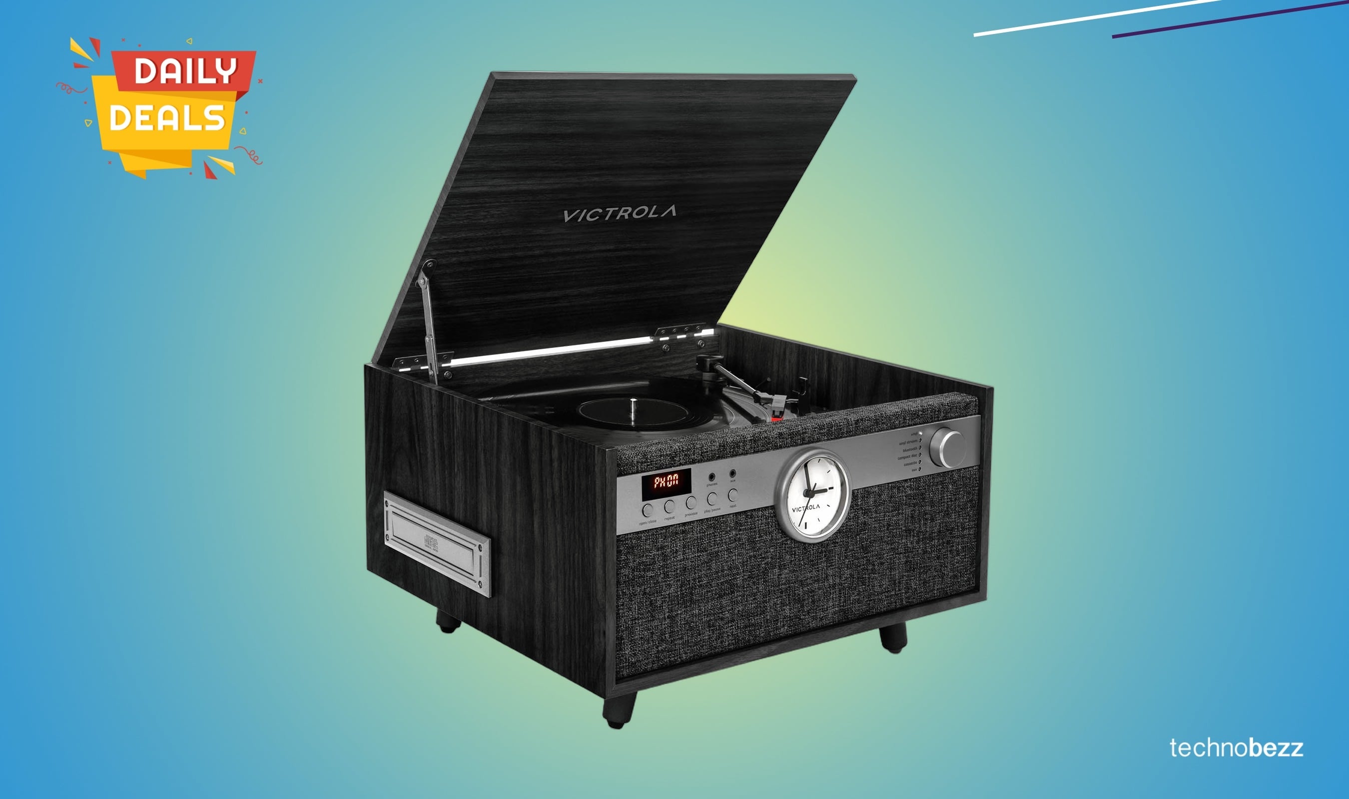 Victrola Century Signature+ 6-in-1 turntable drops to $151.10 on Amazon
