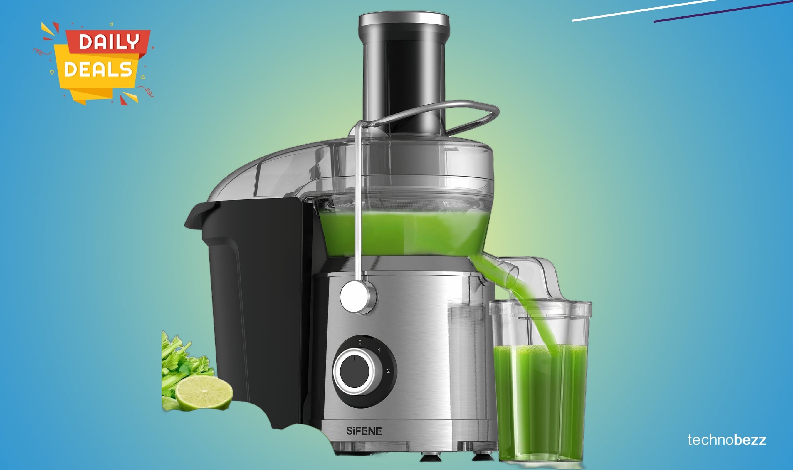 SIFENE Centrifugal Juicer Machine Drops to $49.99 on Amazon