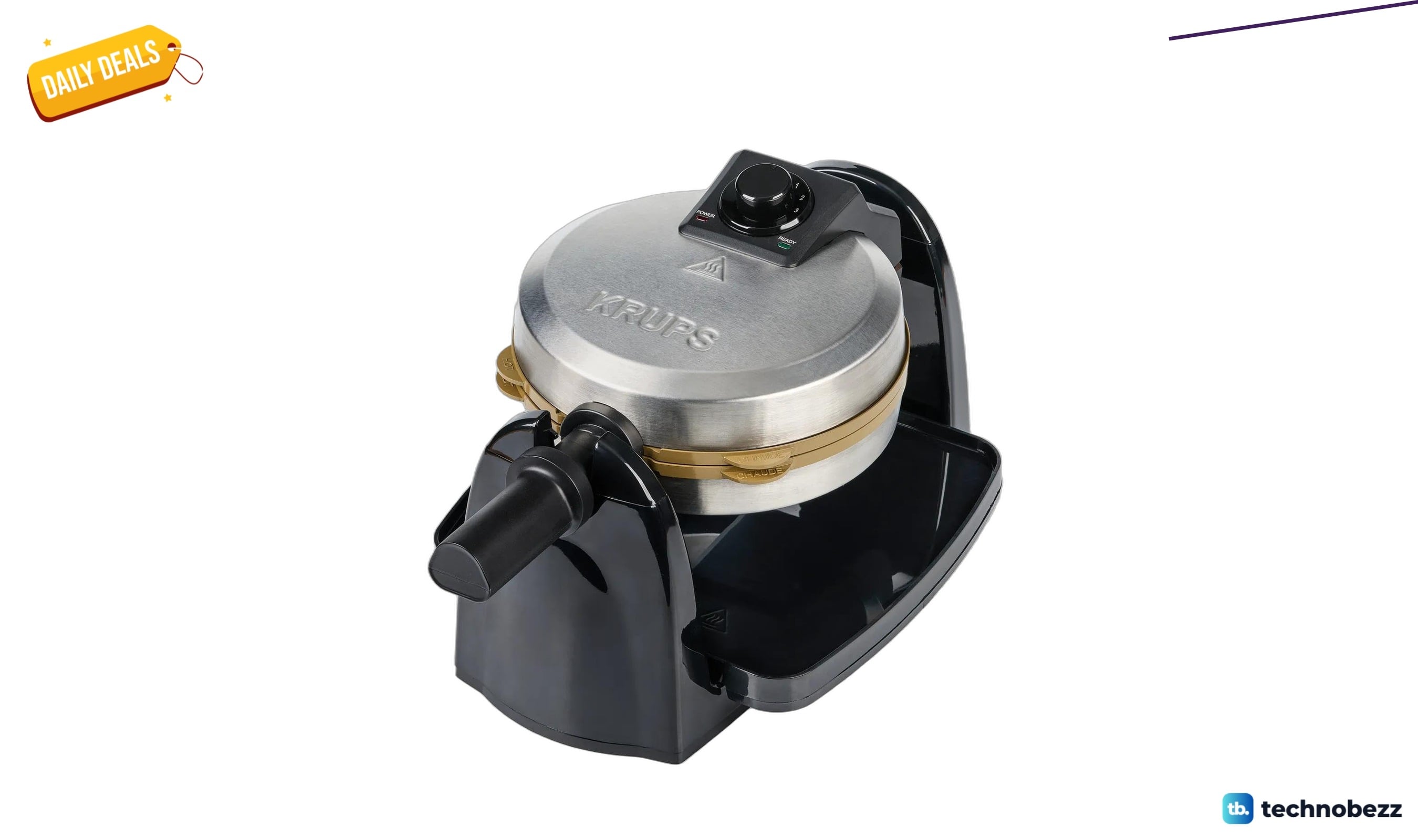 KRUPS Rotating Belgian Waffle Maker hits new low at $79.95 on Amazon