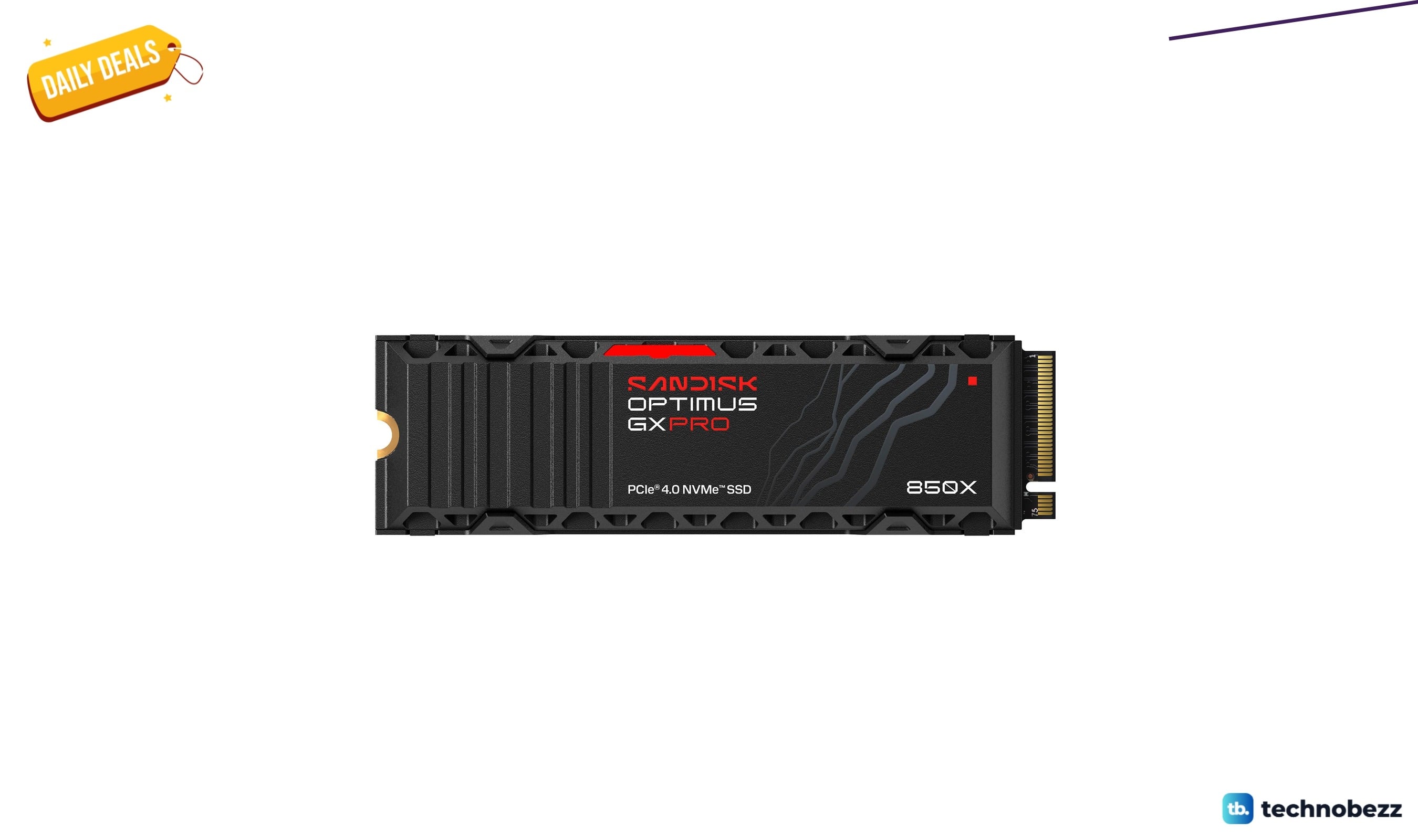 Sandisk Optimus GX PRO 850X 4TB NVMe SSD marked down to $839.99 for Prime Big Deal Days