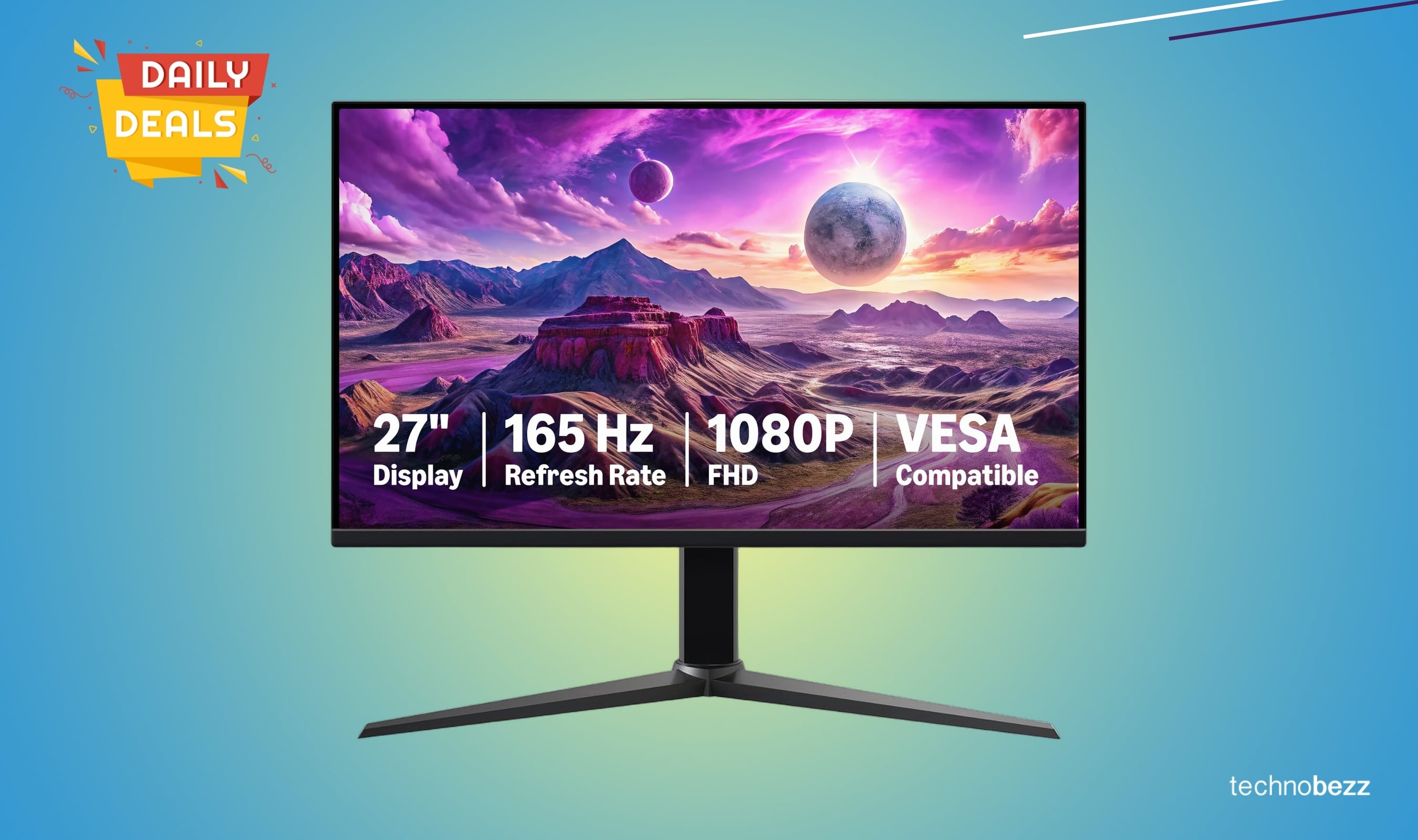 Amazon Basics 27 Gaming Monitor Drops to $143.99