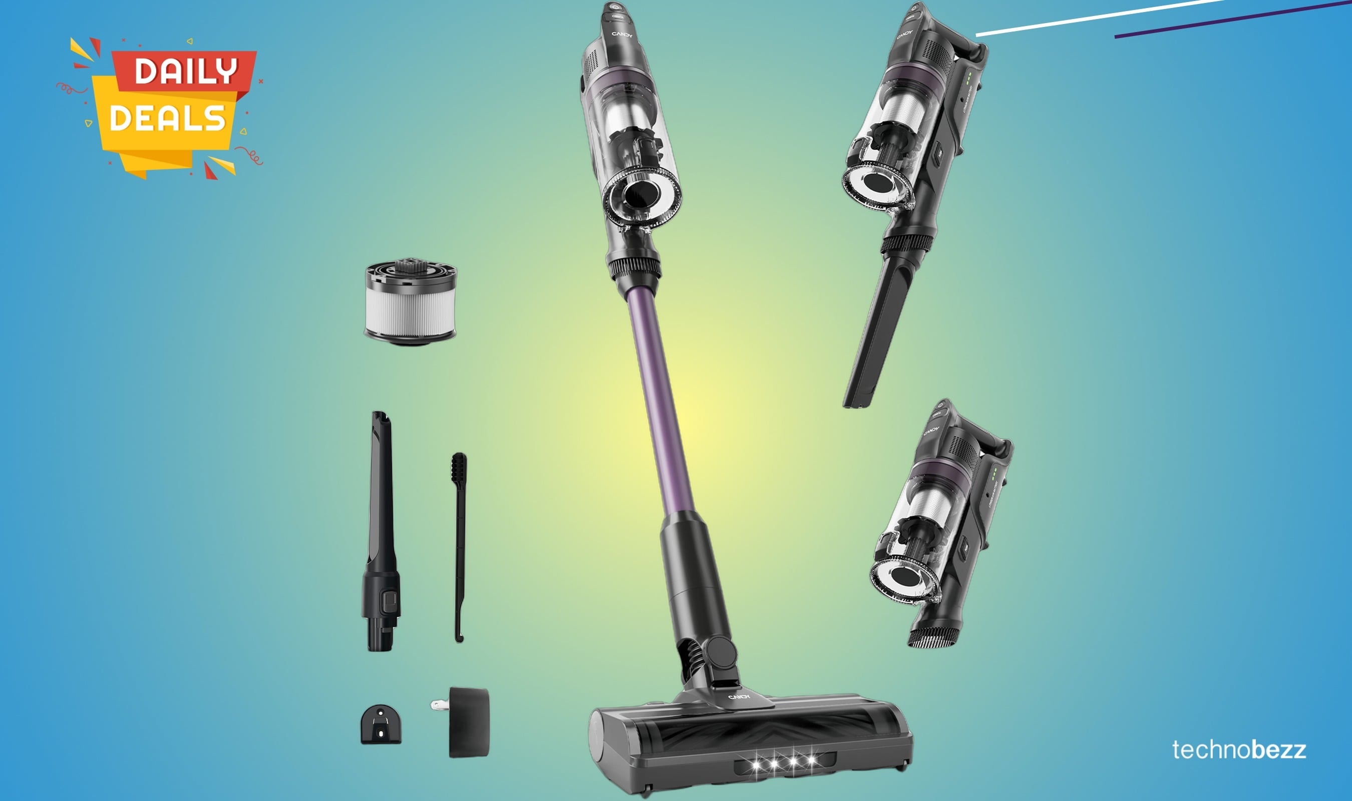 CANDY Cordless Vacuum Cleaner drops to $99.98 on Amazon