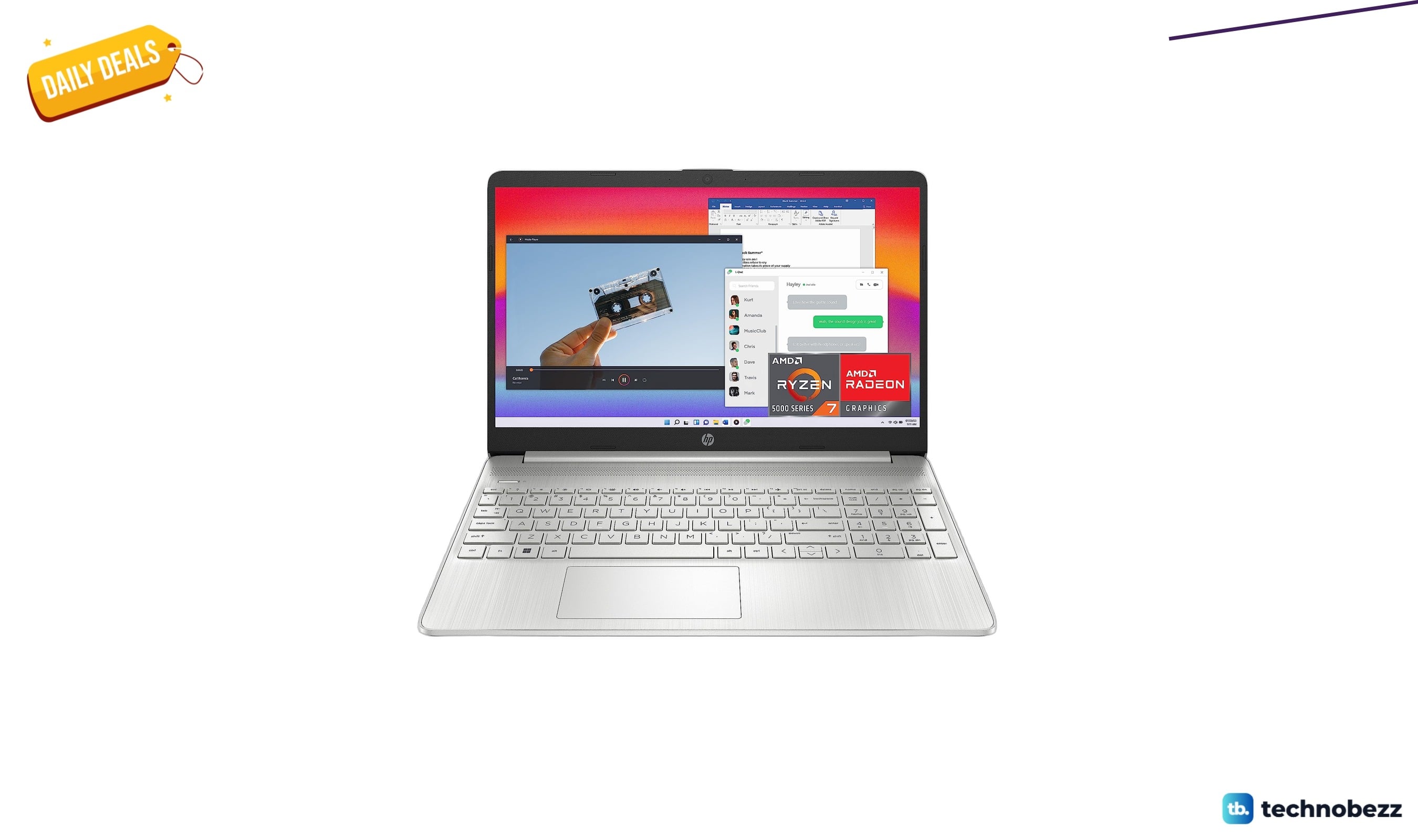 HP Laptop with AMD Ryzen 7 5700U drops to $370.98 on Amazon