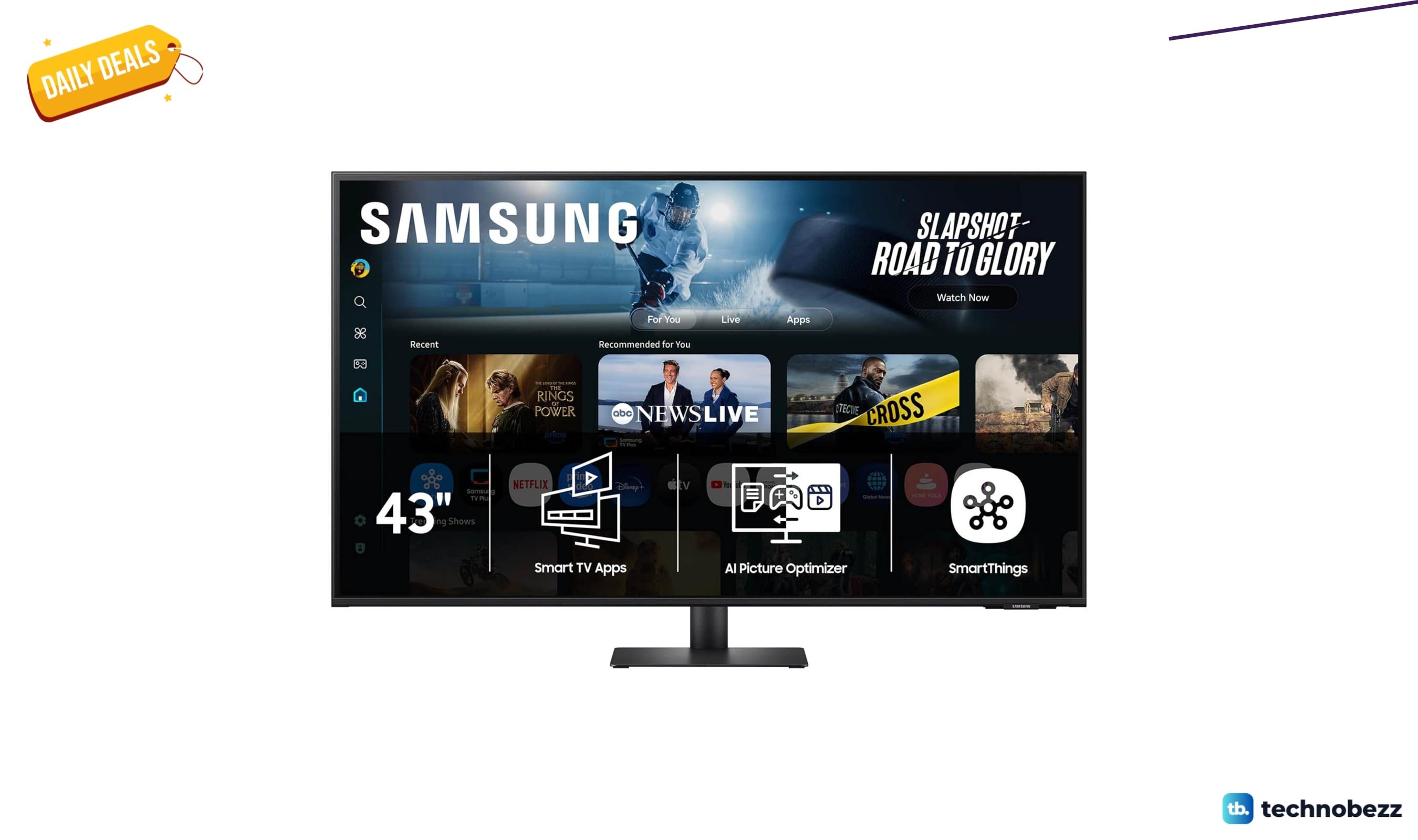 Samsung 43 Inch M7 4K UHD Smart Monitor drops to $349.99 on Amazon