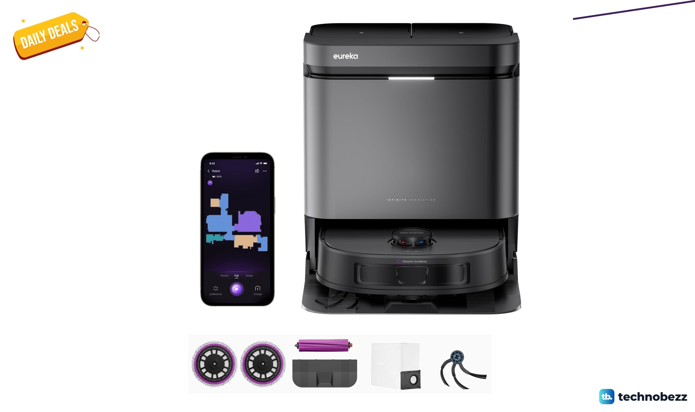 Eureka J15 Evo Ultra robot vacuum and mop falls to $479.97 on Amazon