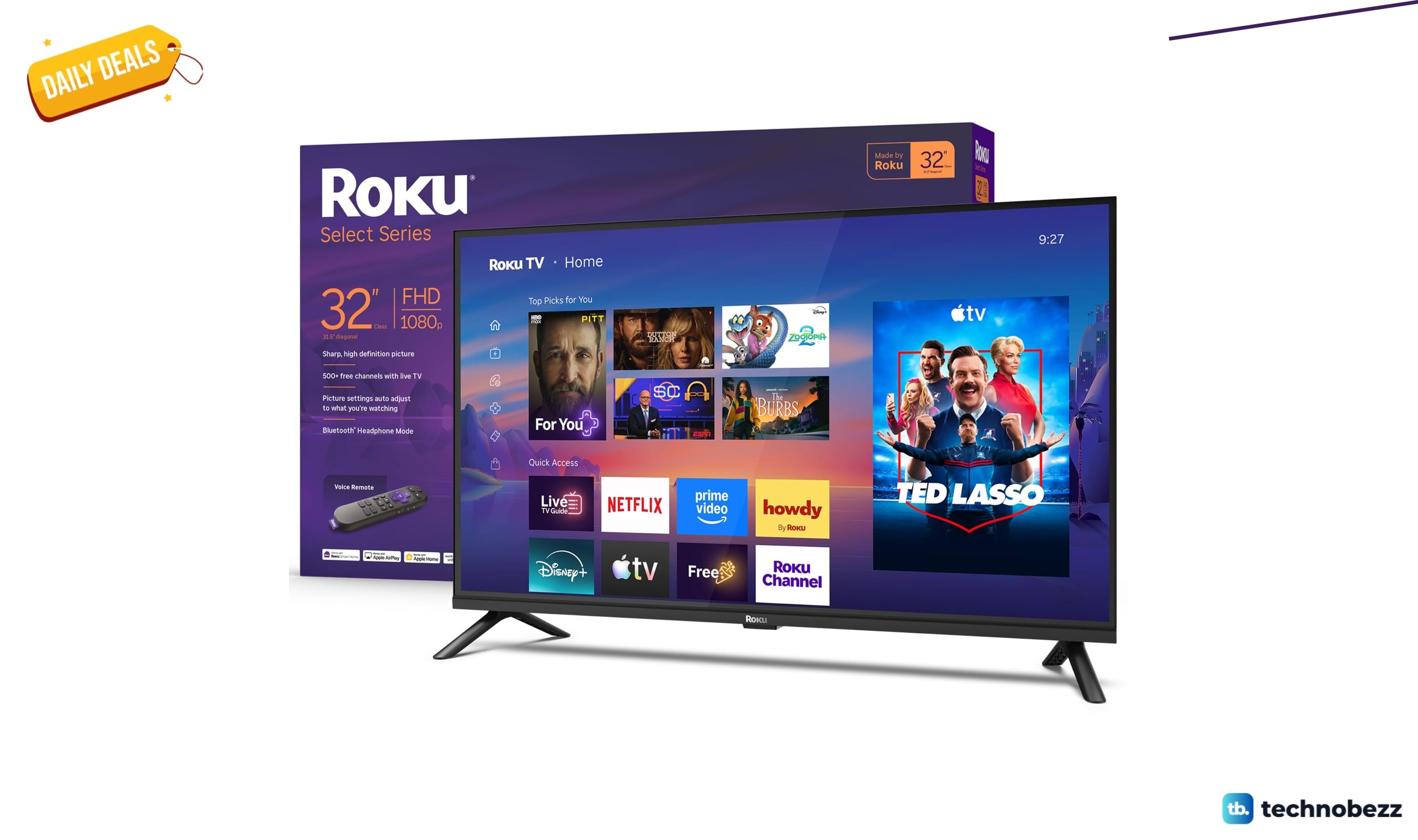 Roku 32-inch Select TV 2026 1080p Full HD TV gets a Prime Big Deal Days price cut to $99.99
