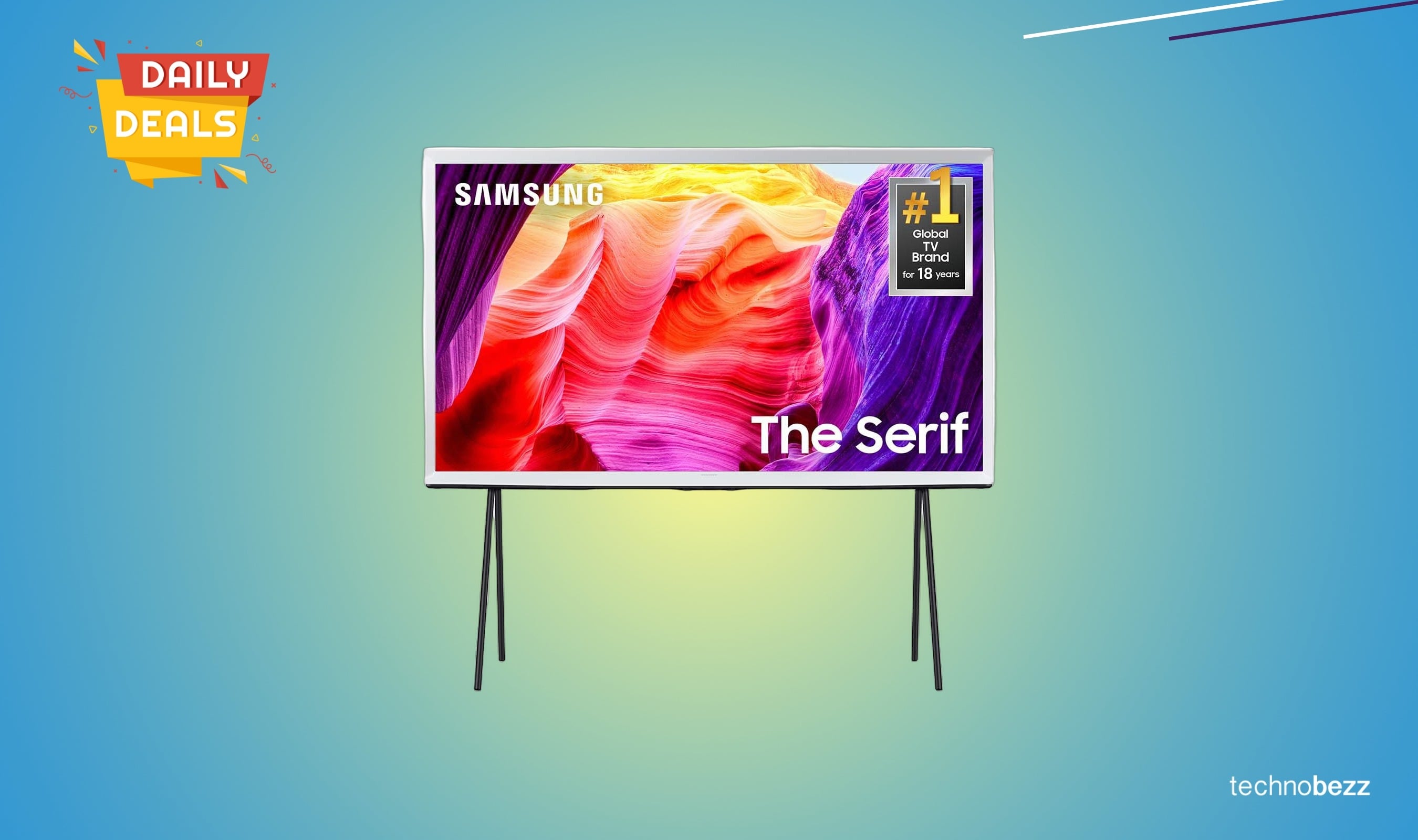Samsung Serif QLED 4K TV drops to $1291.62 on Amazon