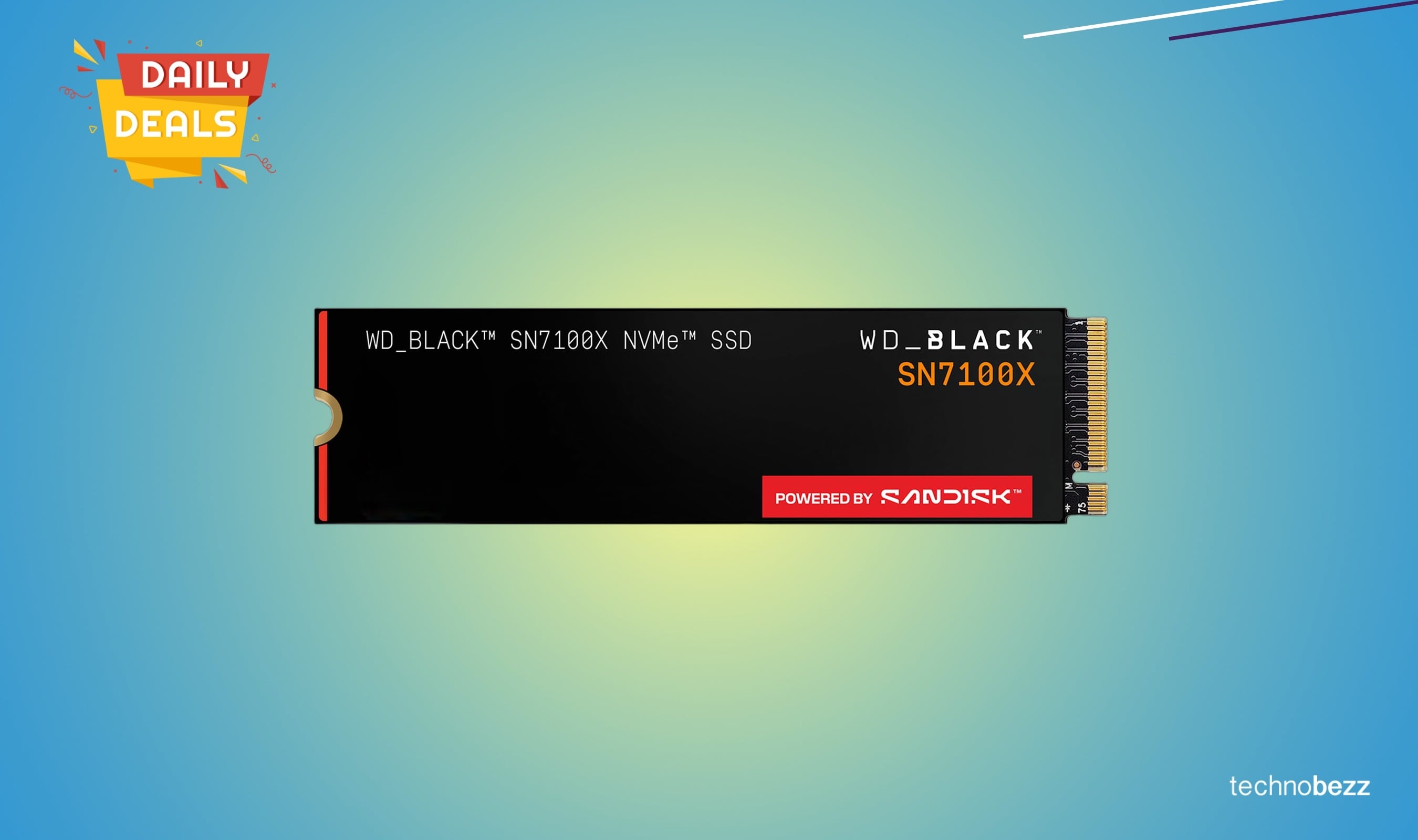 WD_Black SN7100X NVMe SSD Built drops to $390 on Amazon